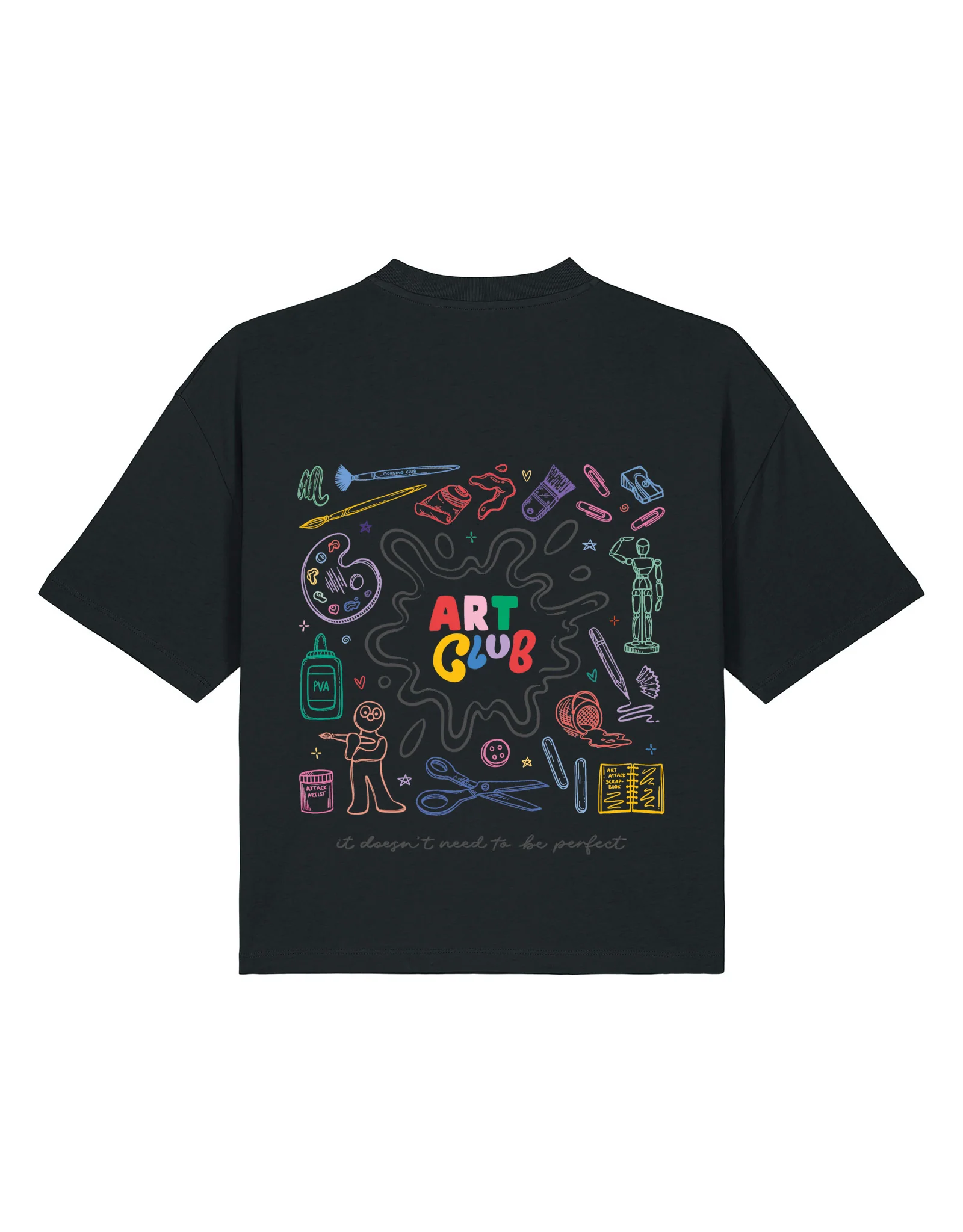 Art Club Boxy Organic Cotton Tee - Image 10