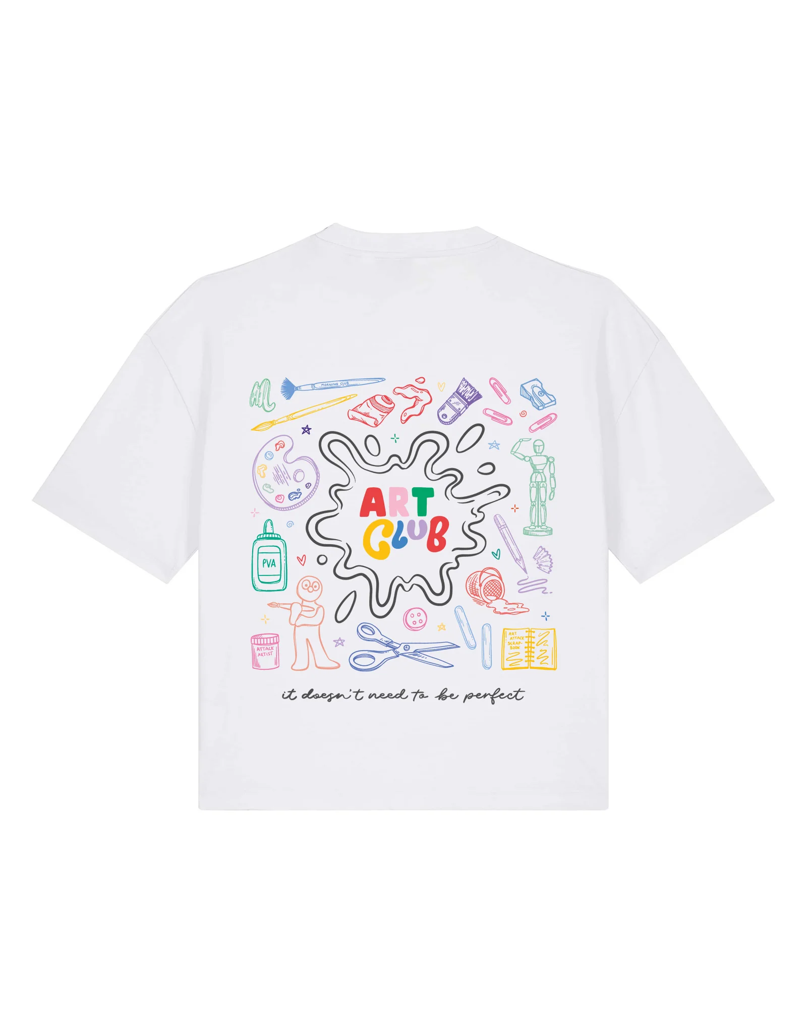 Art Club Boxy Organic Cotton Tee - Image 11