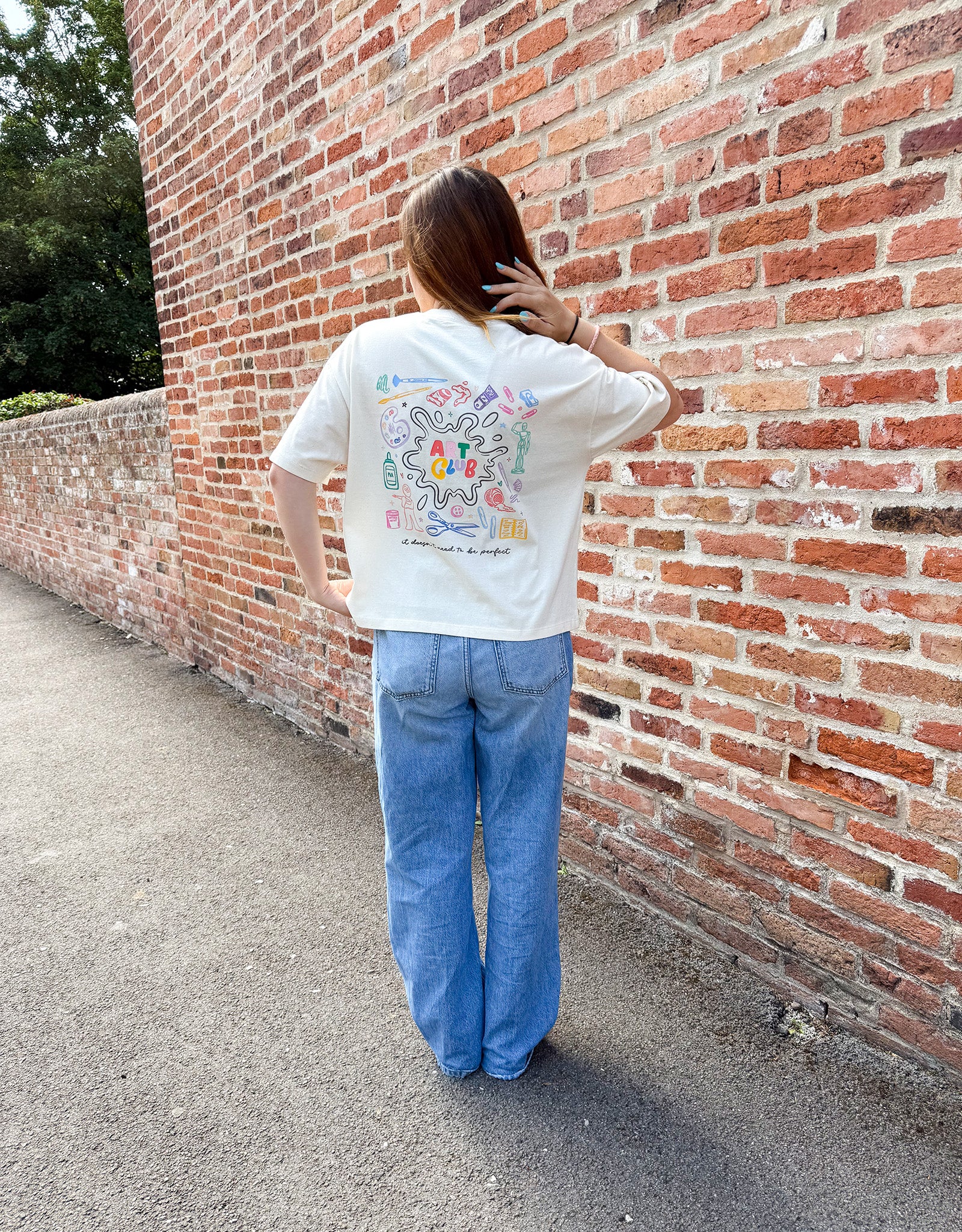 Art Club Boxy Organic Cotton Tee - Image 4