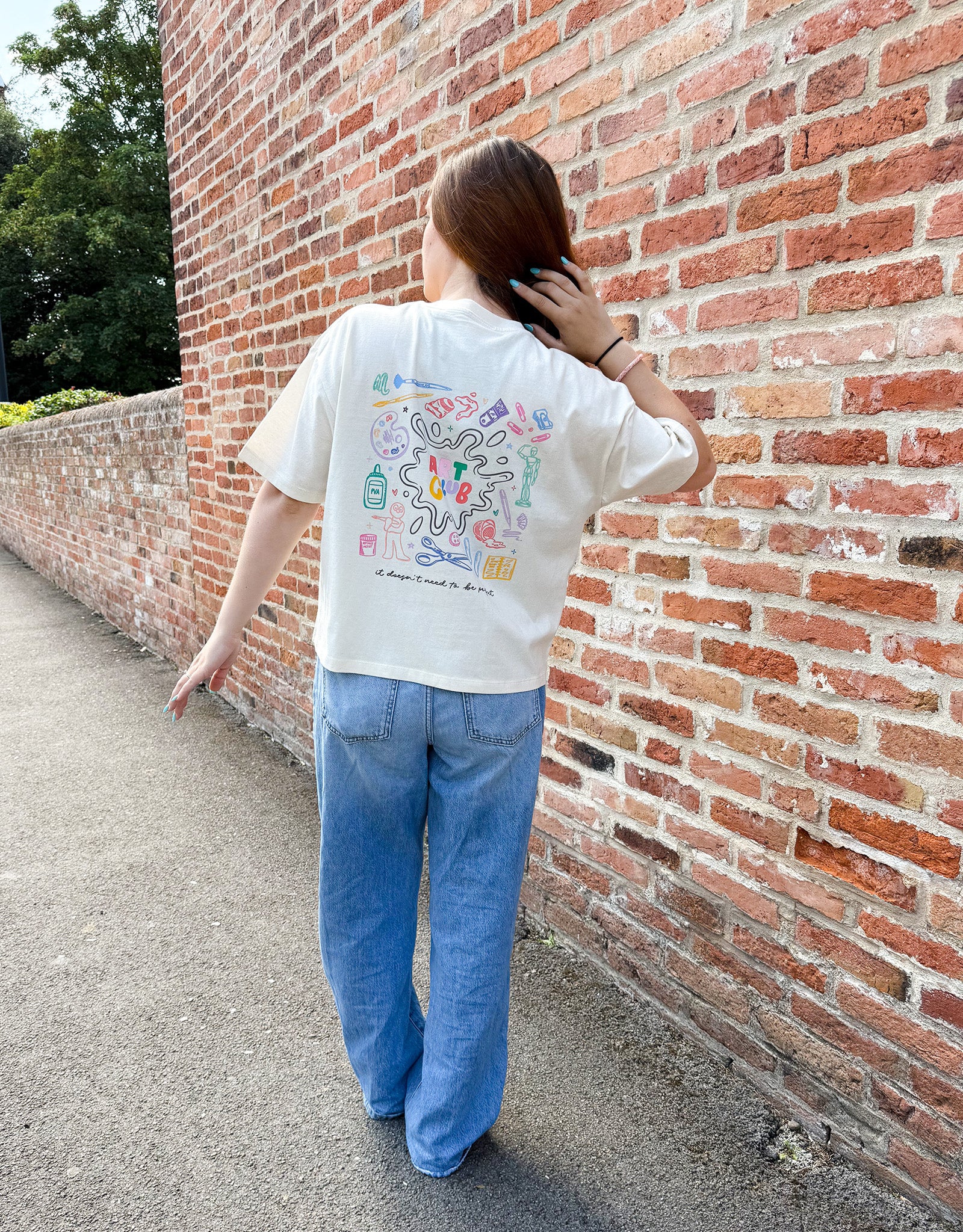 Art Club Boxy Organic Cotton Tee - Image 6