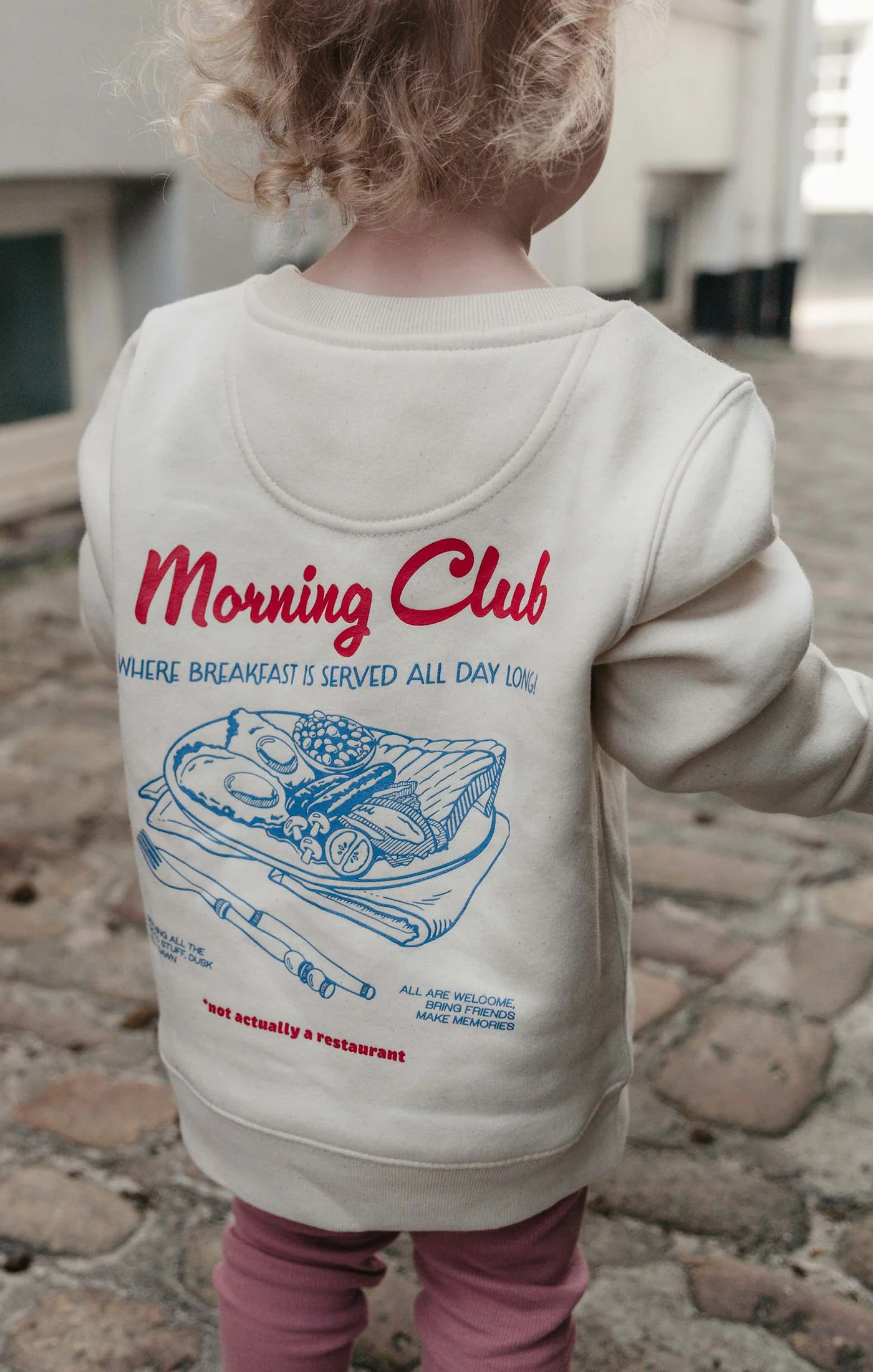 Breakfast Fry-Up Organic Cotton Childrens Sweatshirt - Image 7