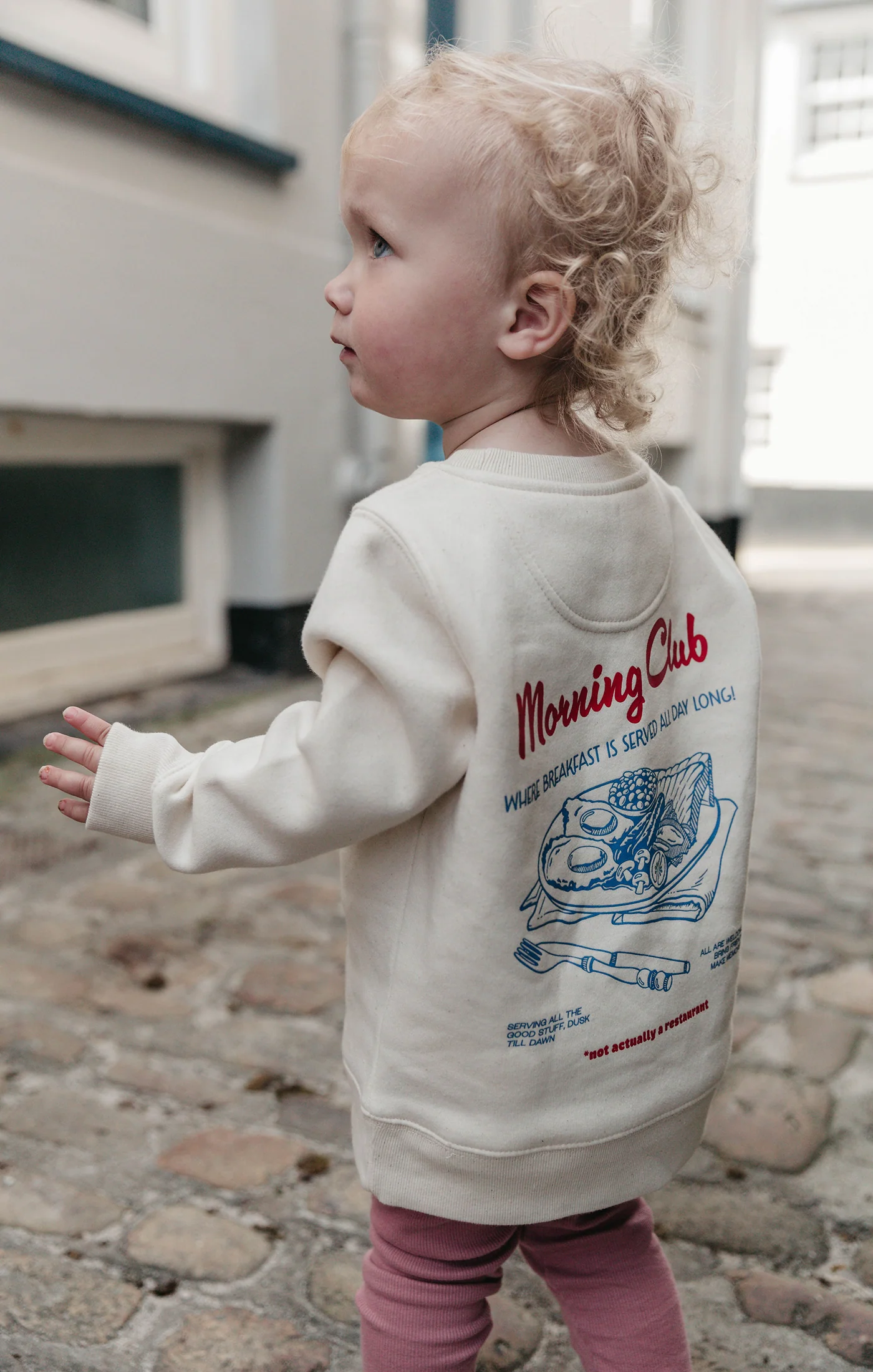 Breakfast Fry-Up Organic Cotton Childrens Sweatshirt - Image 8