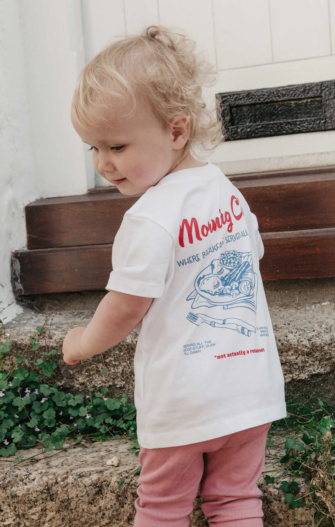 Breakfast Fry-Up Organic Cotton Childrens T-Shirt - Image 3