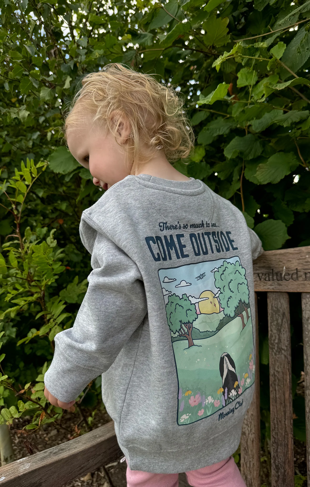 Come Outside Organic Cotton Childrens Sweatshirt - Image 3