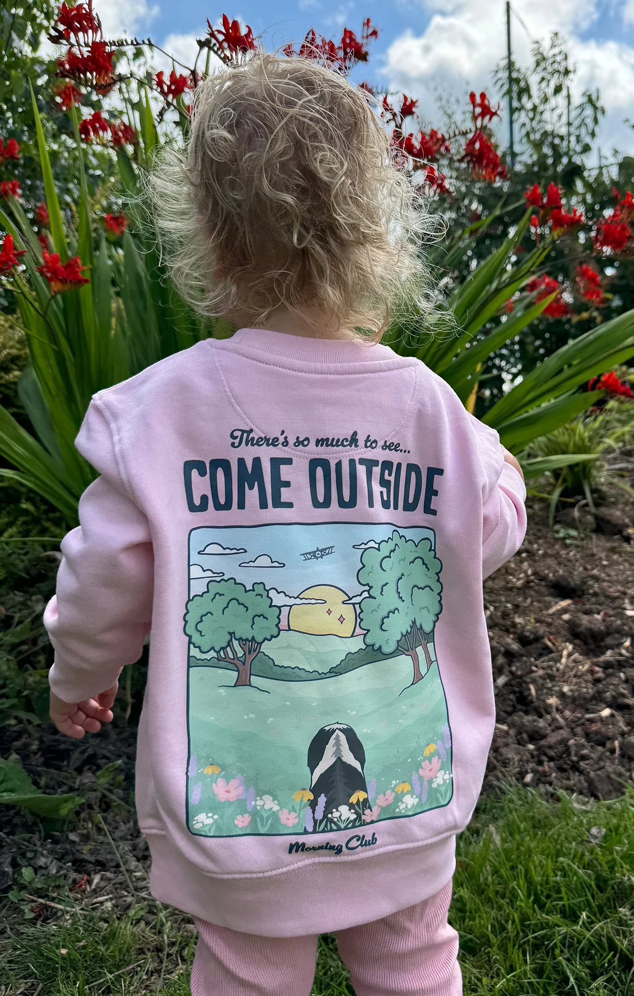 Come Outside Organic Cotton Childrens Sweatshirt - Image 4