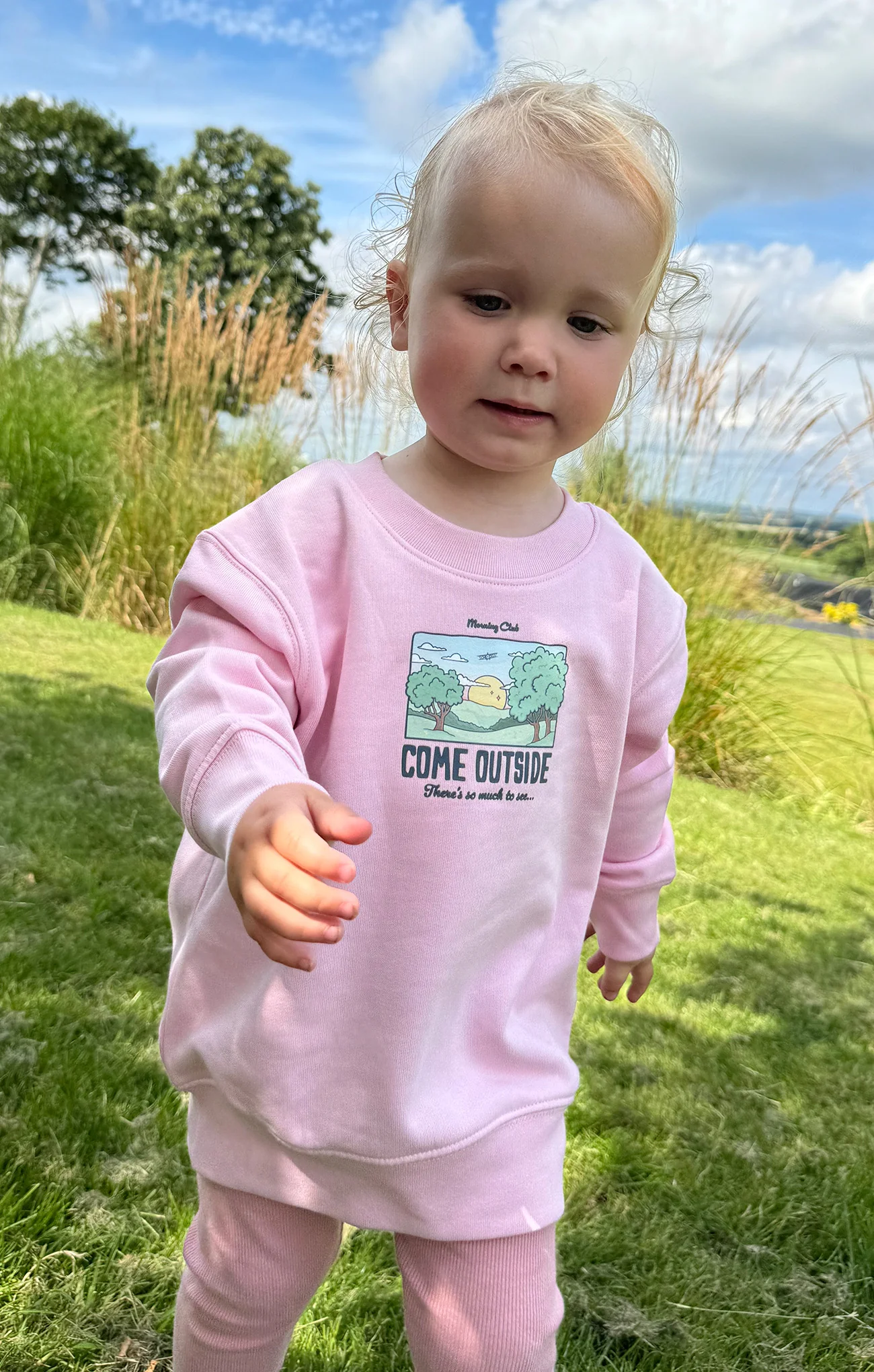 Come Outside Organic Cotton Childrens Sweatshirt - Image 5