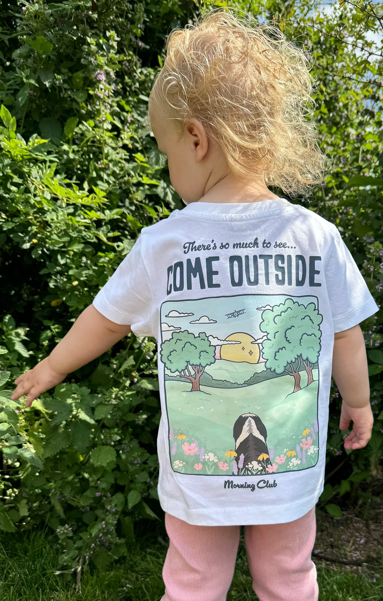 Come Outside Organic Cotton Childrens T-Shirt - Image 3