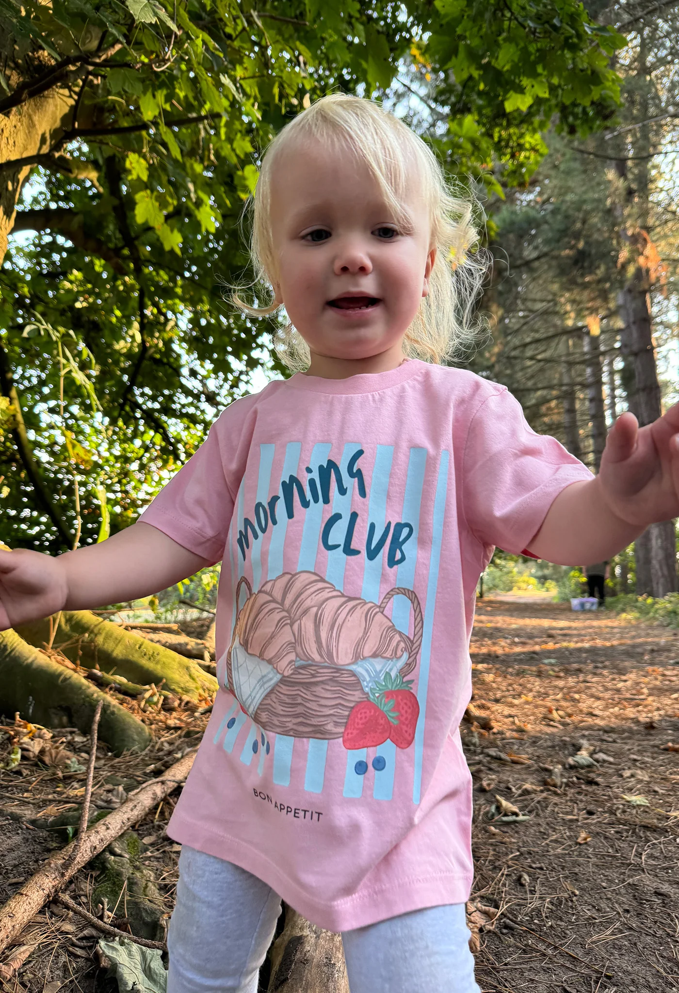 Croissants Organic Cotton Childrens T-Shirt - Image 3