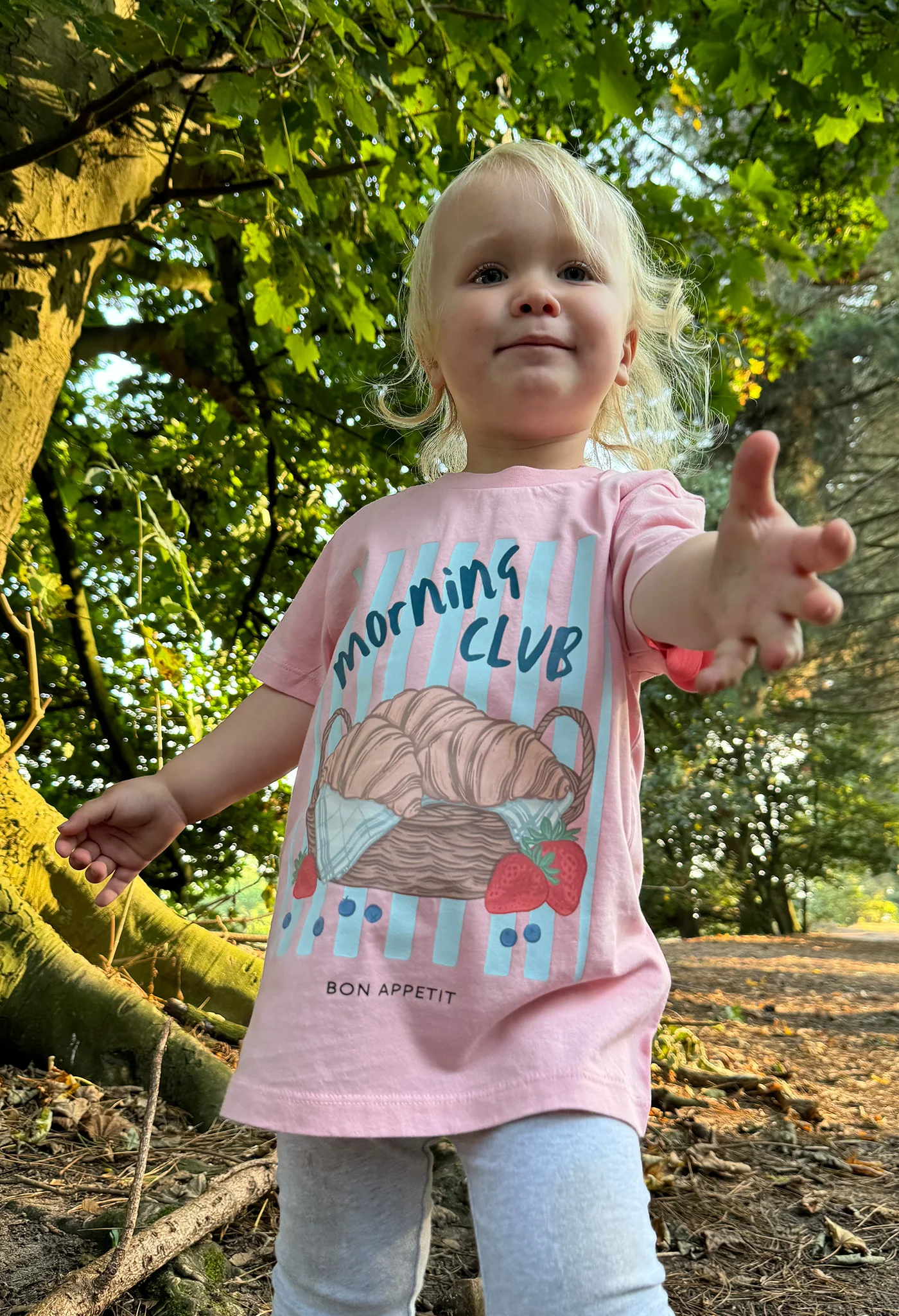 Croissants Organic Cotton Childrens T-Shirt - Image 4