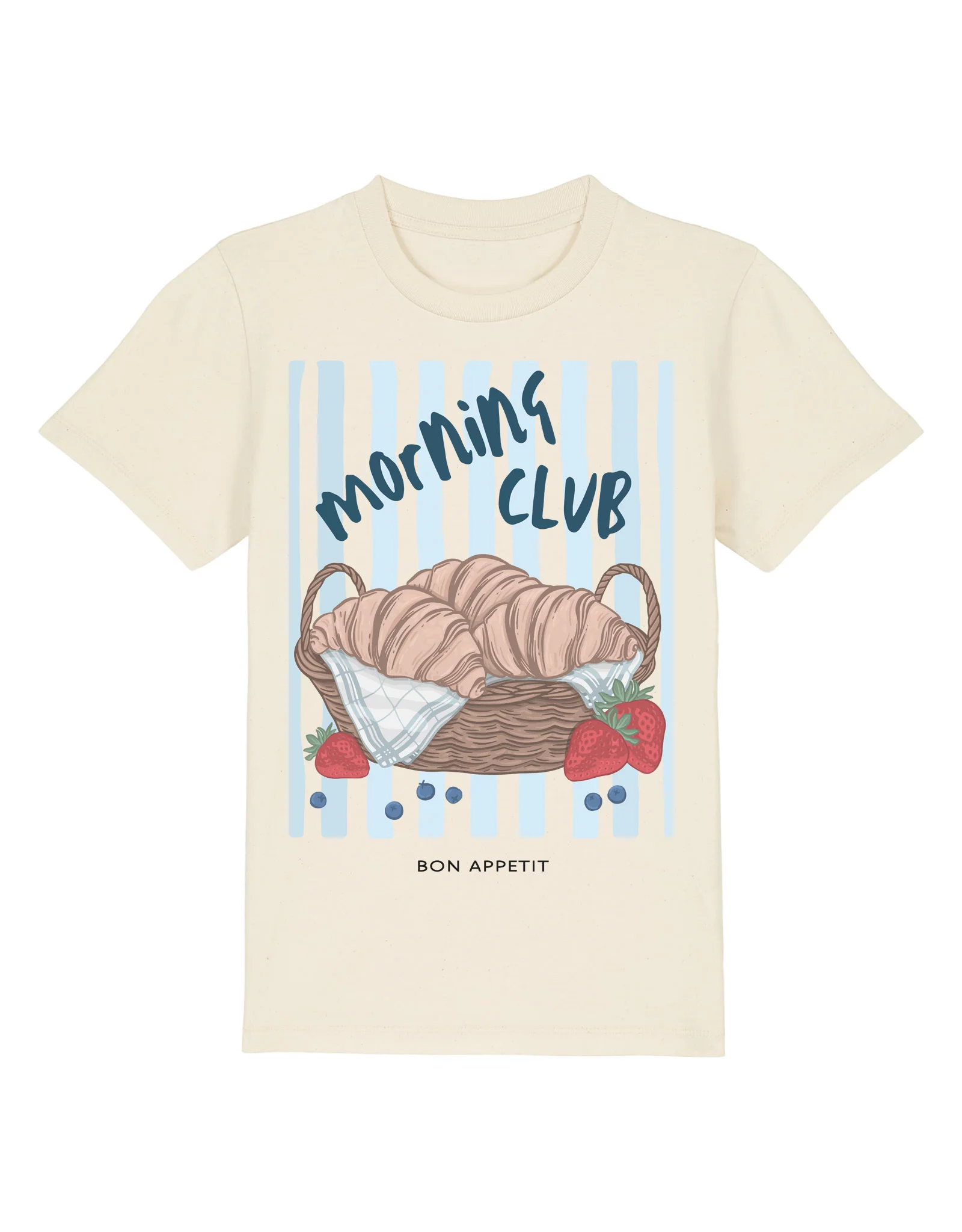 Croissants Organic Cotton Childrens T-Shirt - Image 7