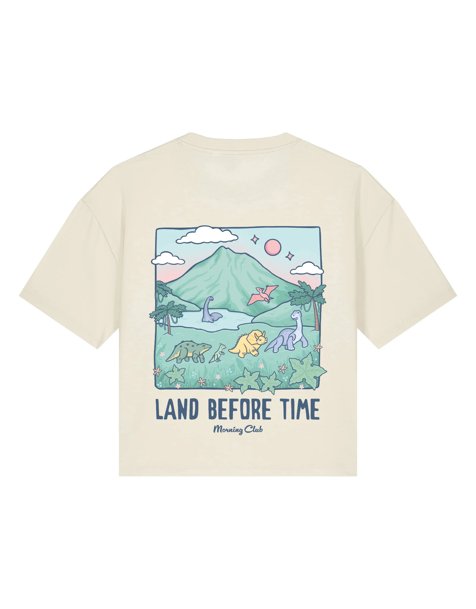 Dinosaurs Boxy Organic Cotton Tee - Image 4