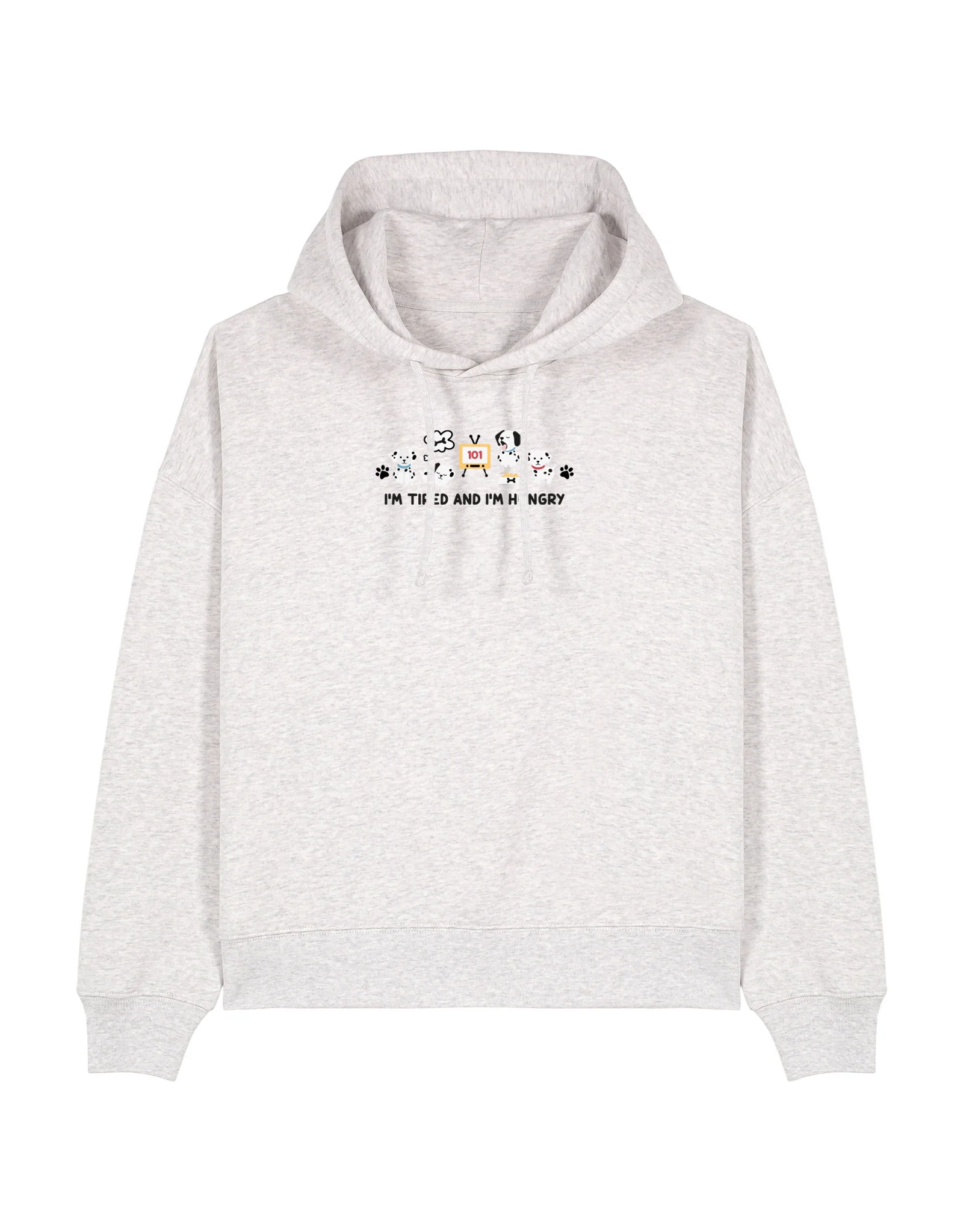 Dogs Embroidered Boxy Organic Cotton Hoodie - Image 4