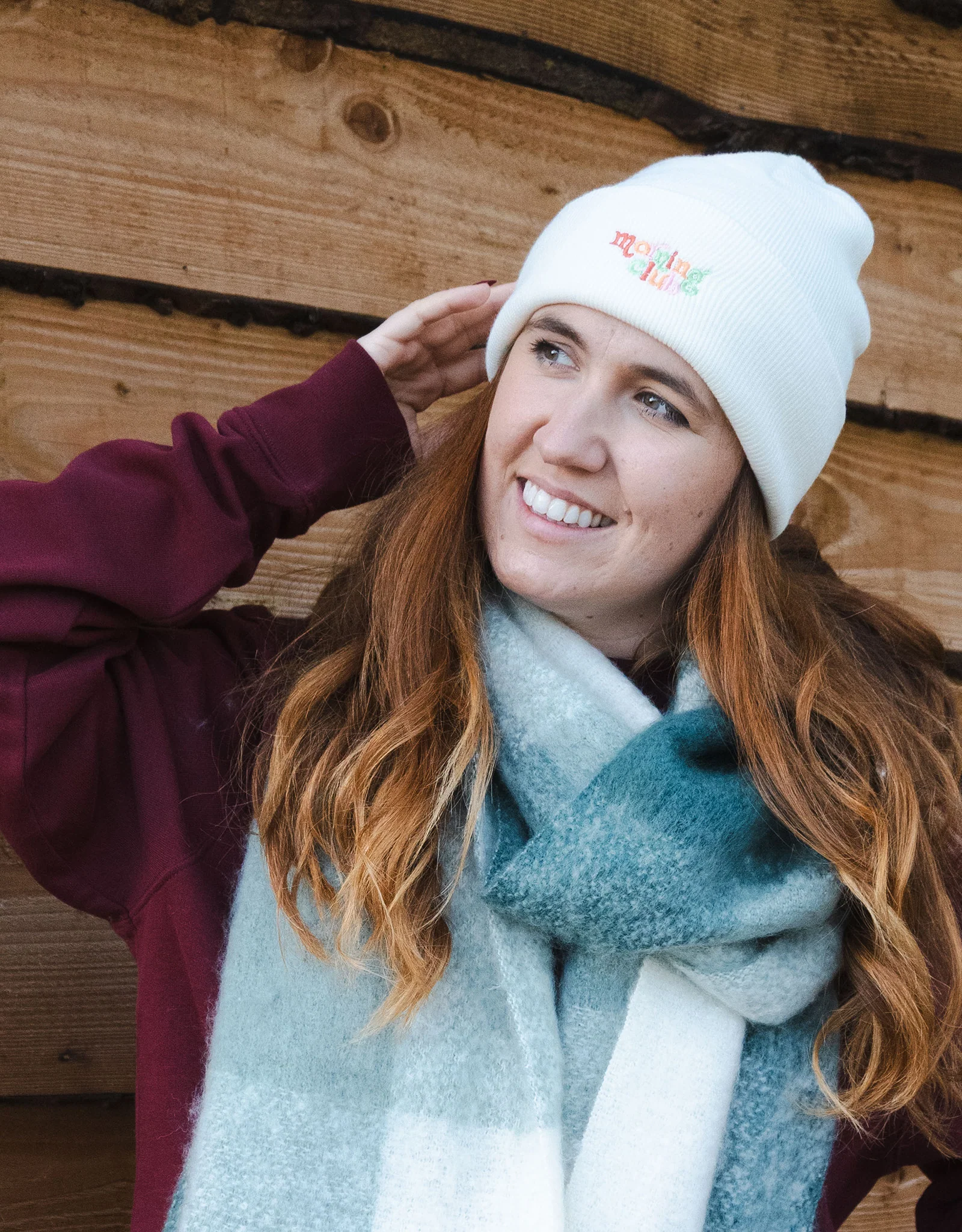 Essential Embroidered Beanie Hat - Image 5