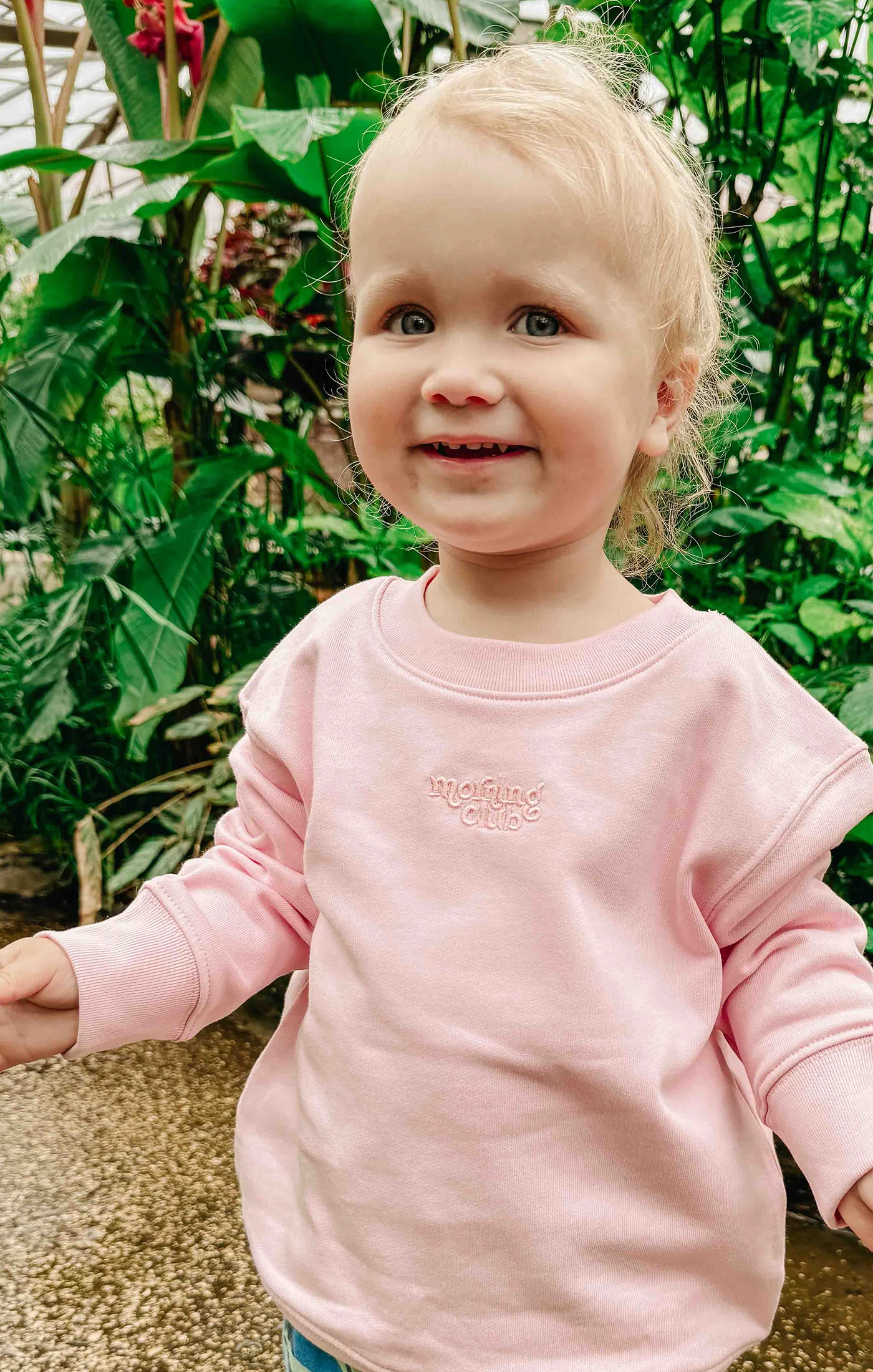 Essential Embroidered Organic Cotton Childrens Sweatshirt - Image 6