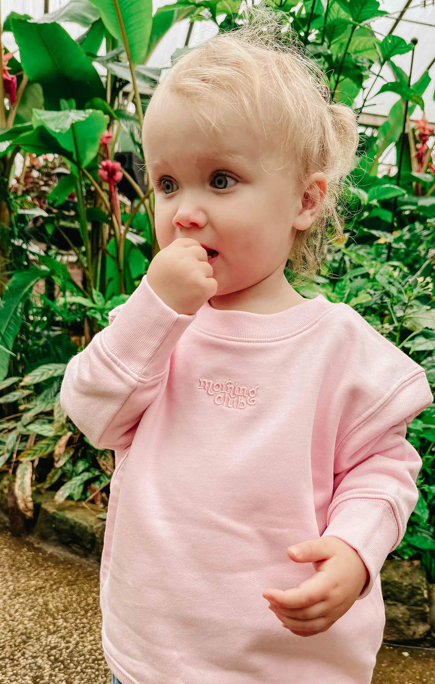 Essential Embroidered Organic Cotton Childrens Sweatshirt - Image 7