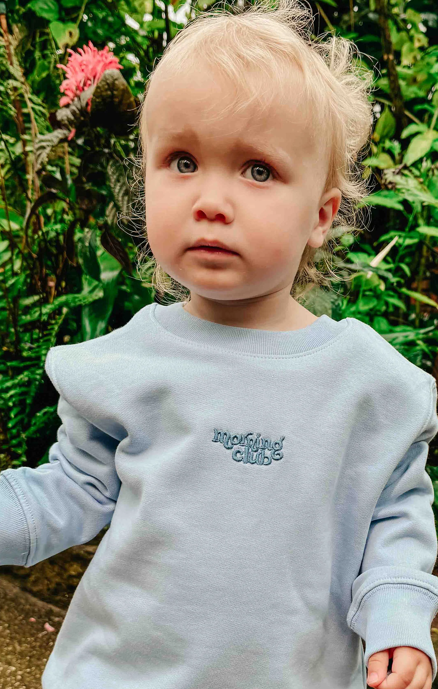 Essential Embroidered Organic Cotton Childrens Sweatshirt - Image 8