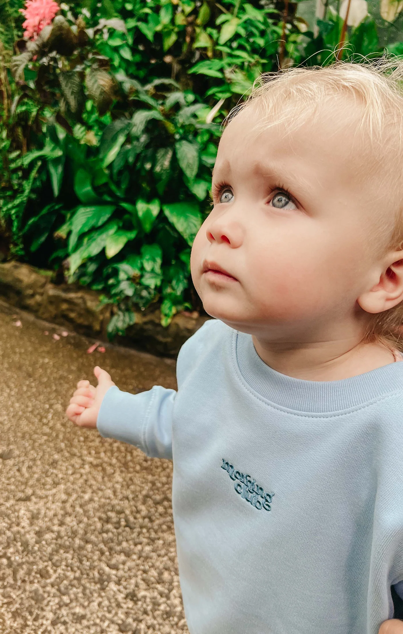 Essential Embroidered Organic Cotton Childrens Sweatshirt - Image 9