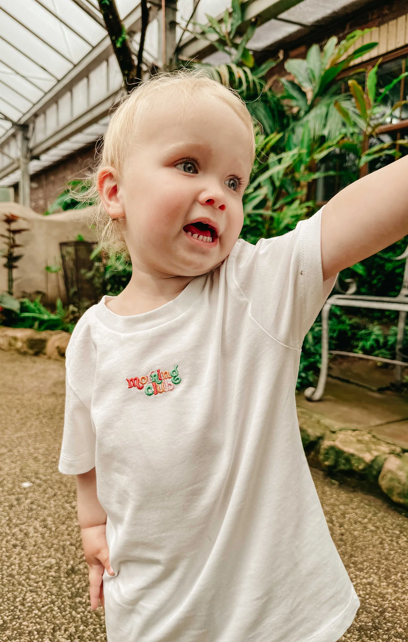 Essential Embroidered Organic Cotton Childrens T-Shirt - Image 12