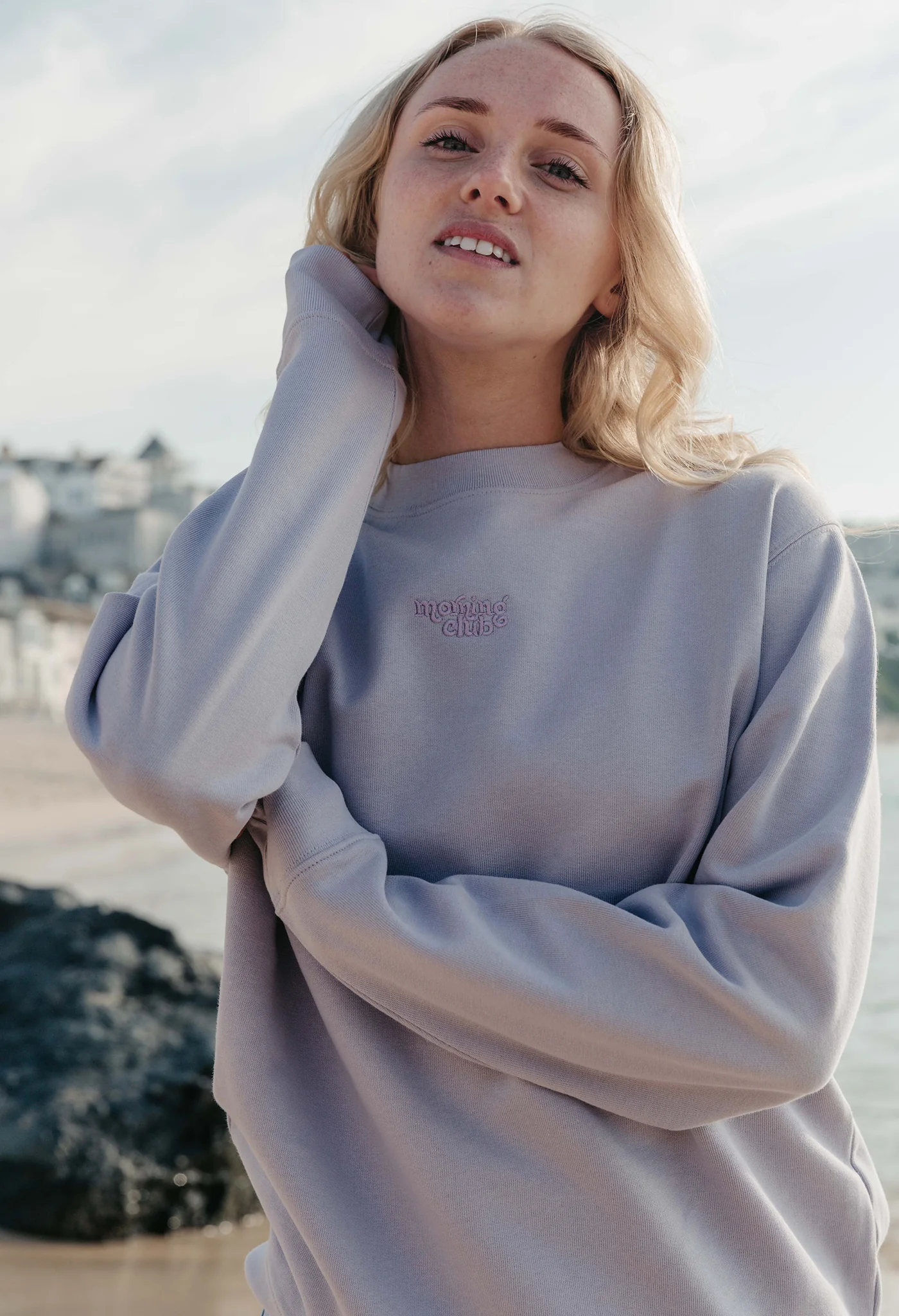 Essential Embroidered Organic Cotton Sweatshirt - Image 4