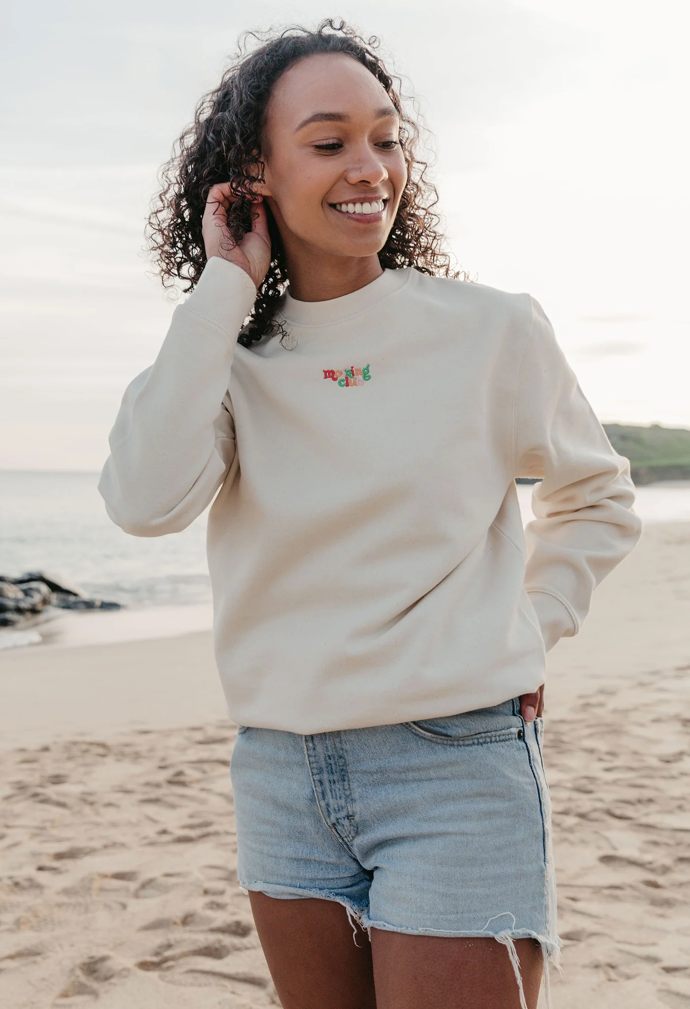 Essential Embroidered Organic Cotton Sweatshirt - Image 7