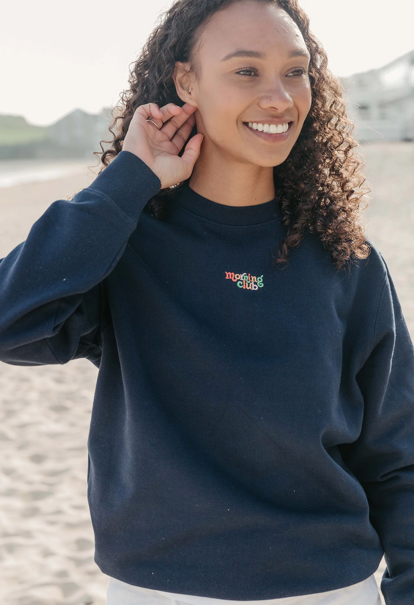 Essential Embroidered Organic Cotton Sweatshirt - Image 9