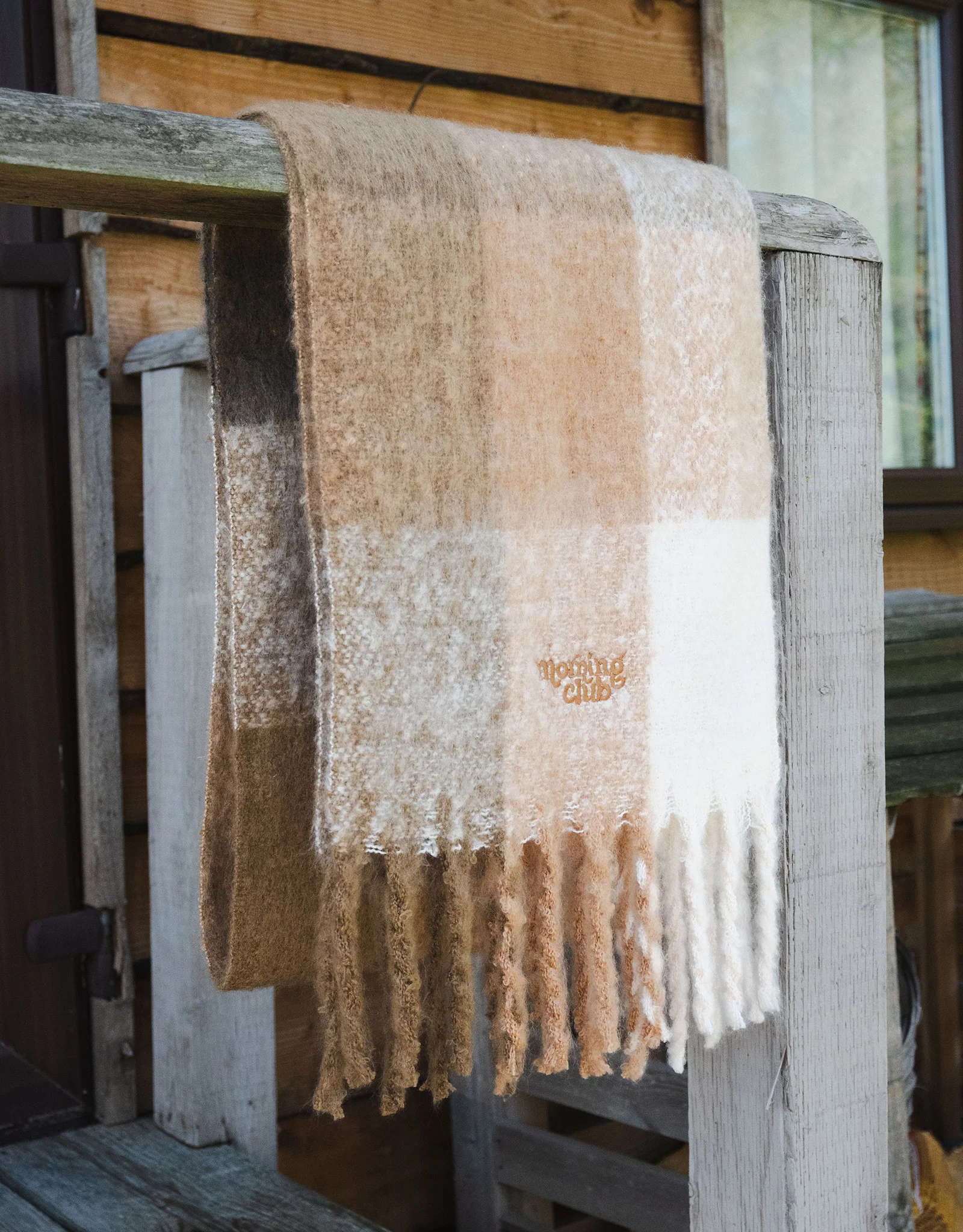 Essential Embroidered Recycled Polyester Scarf - Image 7