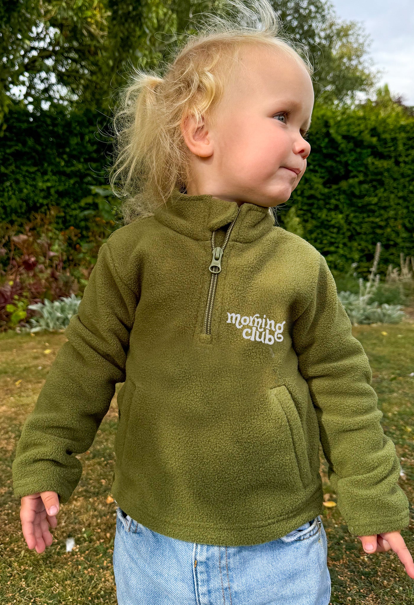 Essential Recycled Polyester Quarter Zip Childrens Fleece - Image 14