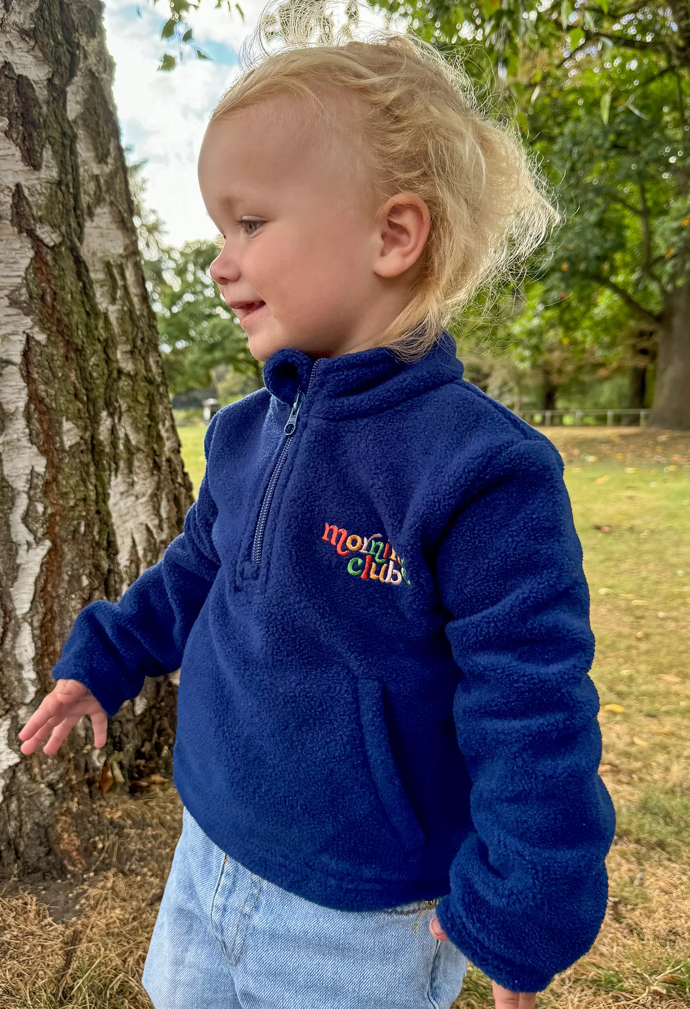 Essential Recycled Polyester Quarter Zip Childrens Fleece - Image 3