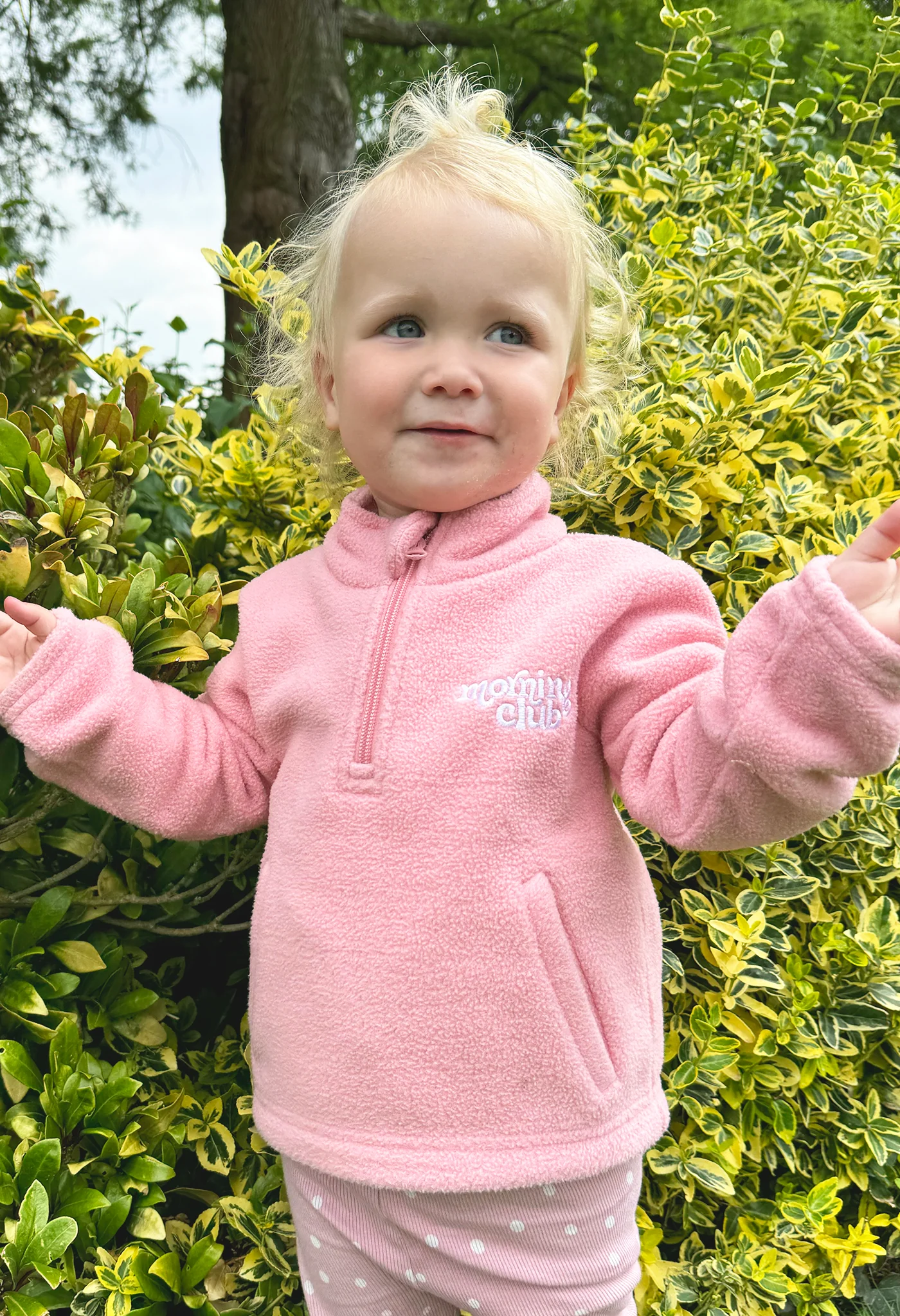 Essential Recycled Polyester Quarter Zip Childrens Fleece - Image 7