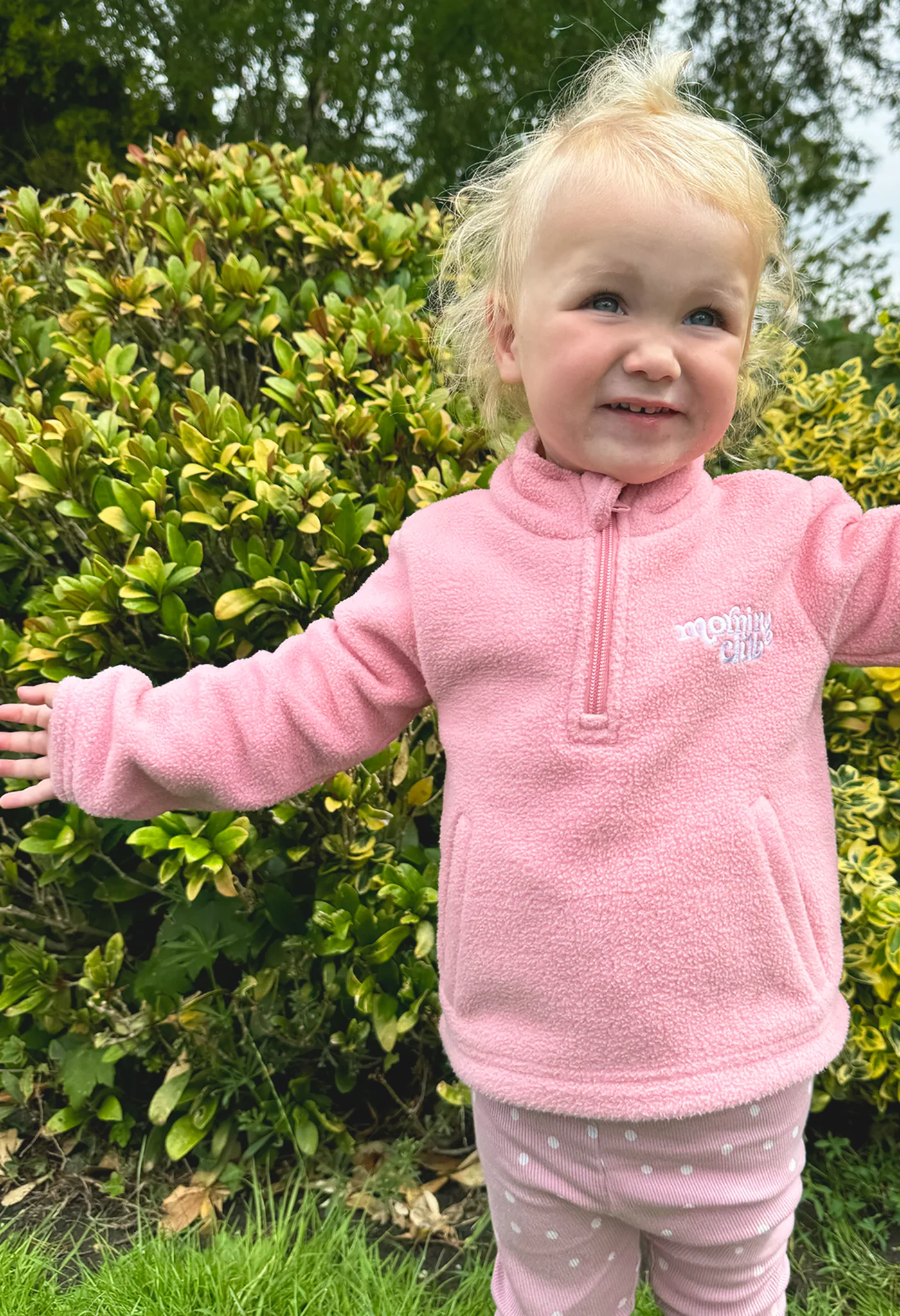 Essential Recycled Polyester Quarter Zip Childrens Fleece - Image 8