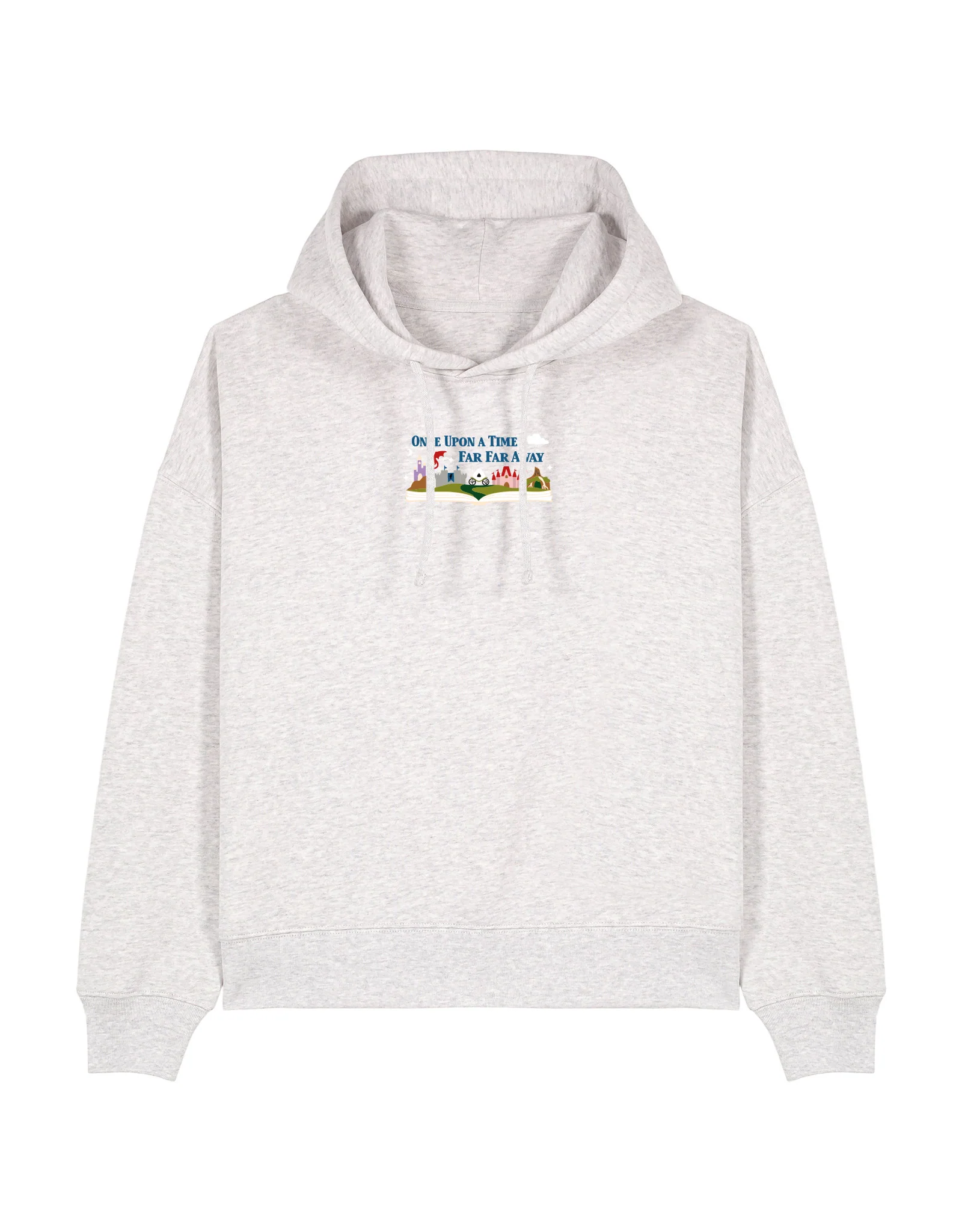 Far Far Away Embroidered Boxy Organic Cotton Hoodie - Image 3
