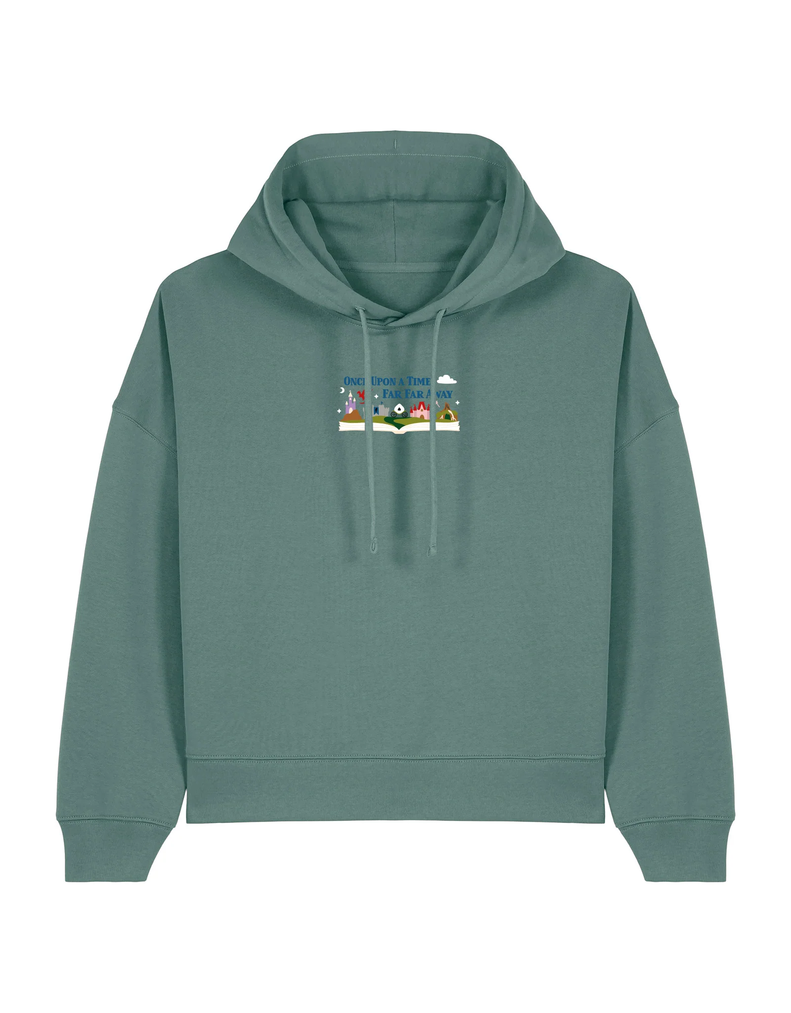 Far Far Away Embroidered Boxy Organic Cotton Hoodie - Image 4