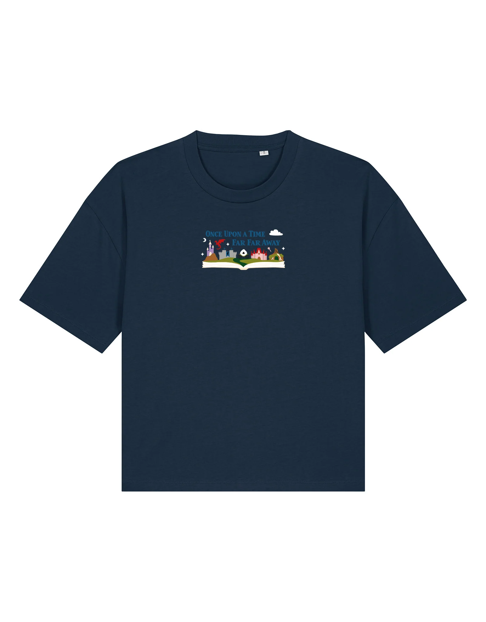 Far Far Away Embroidered Boxy Organic Cotton Tee - Image 5