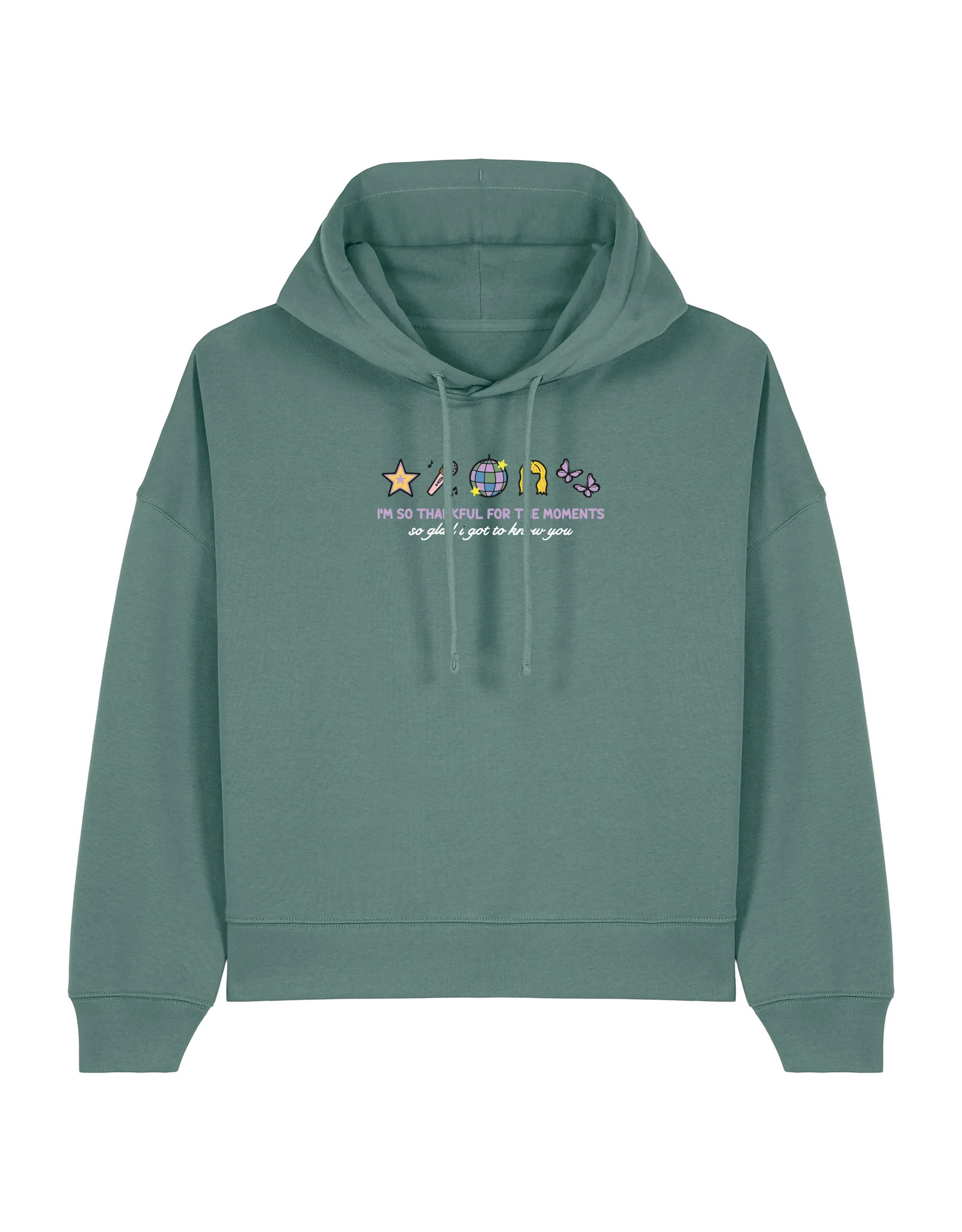 Hannah Icons Embroidered Boxy Organic Cotton Hoodie - Image 4