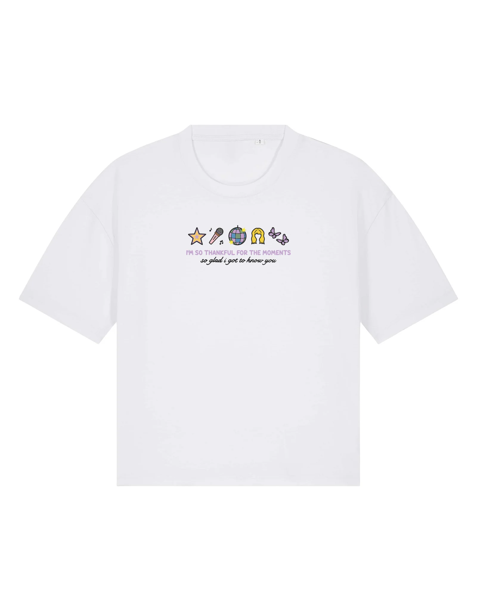 Hannah Icons Embroidered Boxy Organic Cotton Tee - Image 3
