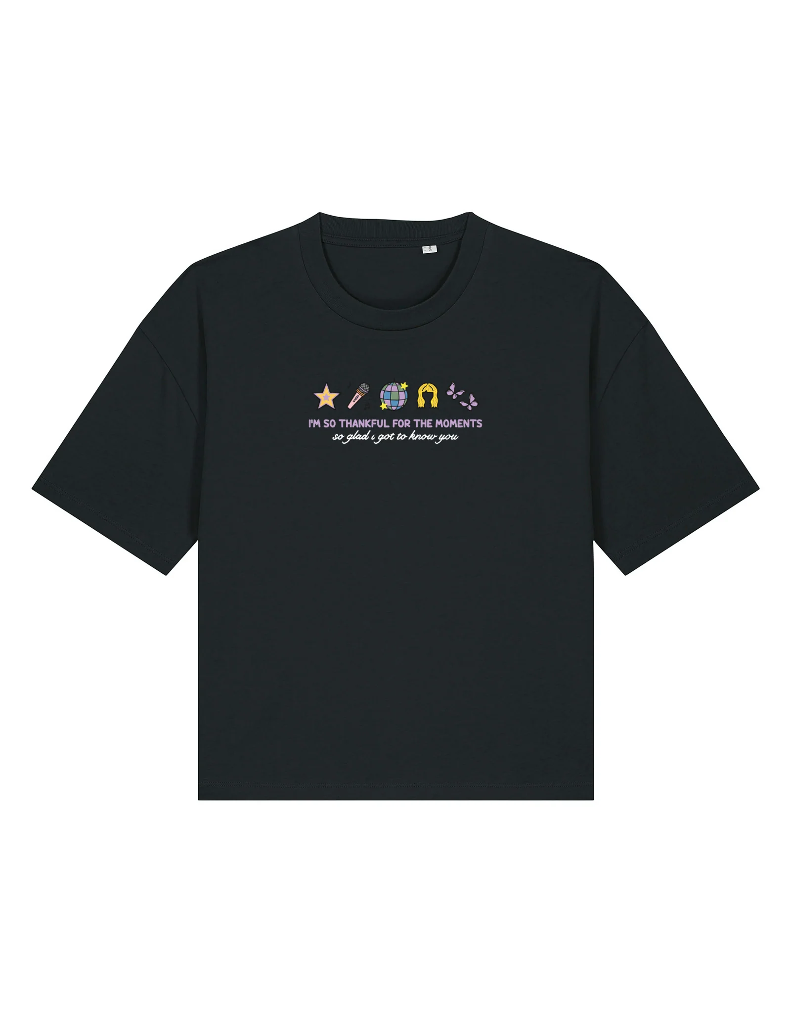 Hannah Icons Embroidered Boxy Organic Cotton Tee - Image 4