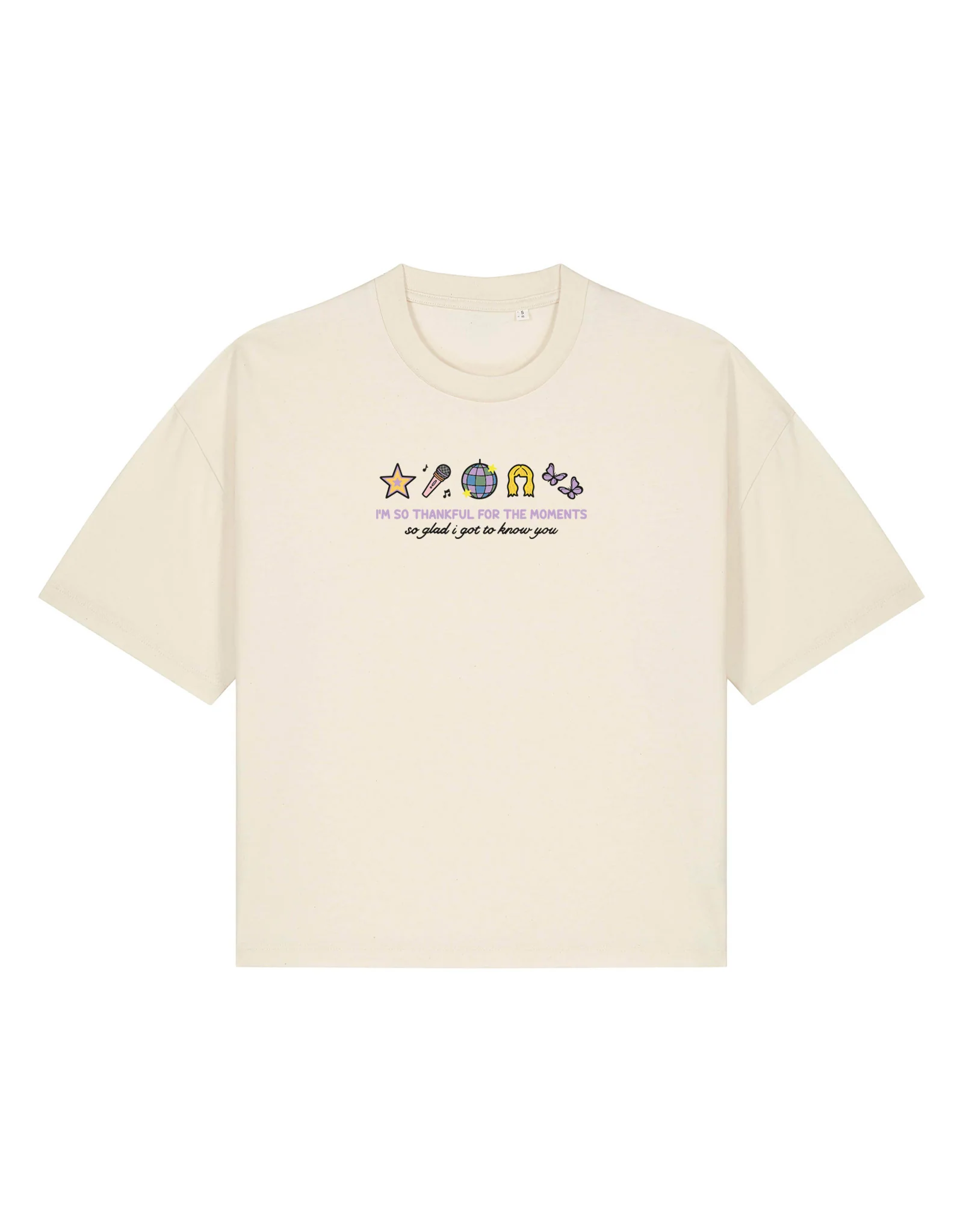 Hannah Icons Embroidered Boxy Organic Cotton Tee - Image 5