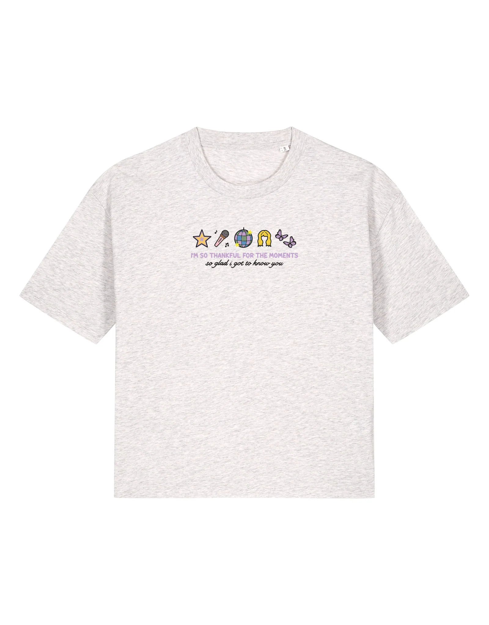 Hannah Icons Embroidered Boxy Organic Cotton Tee - Image 7