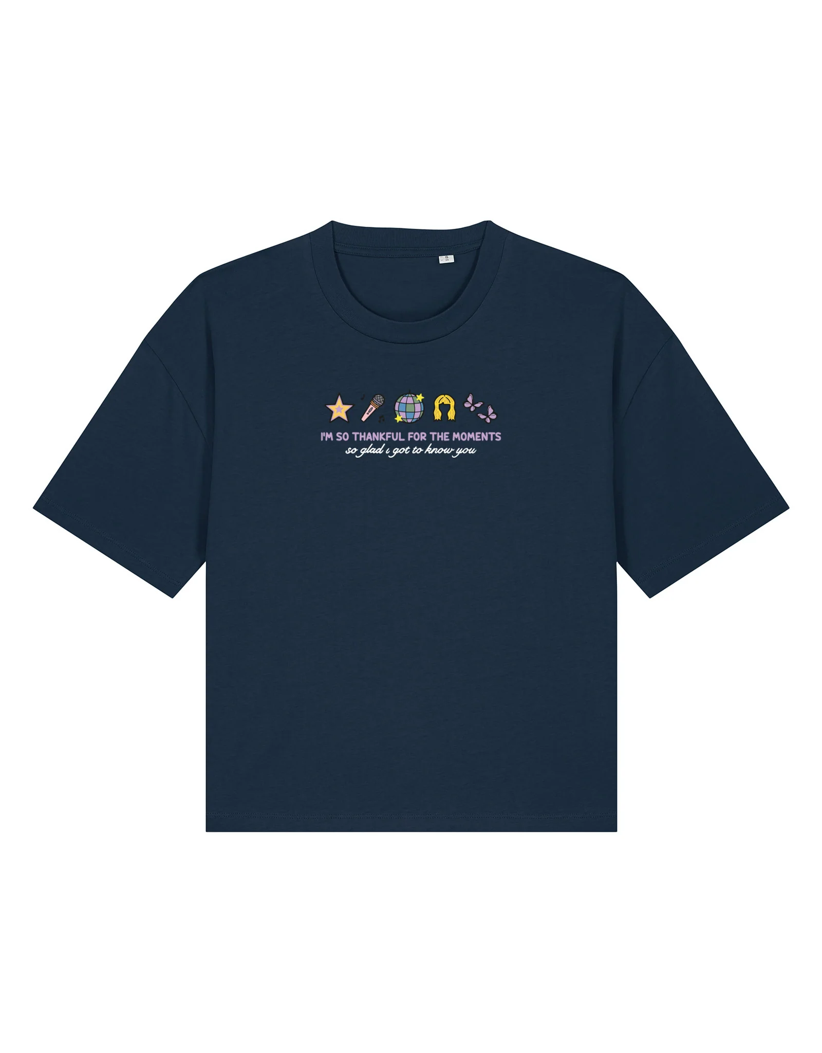 Hannah Icons Embroidered Boxy Organic Cotton Tee - Image 8