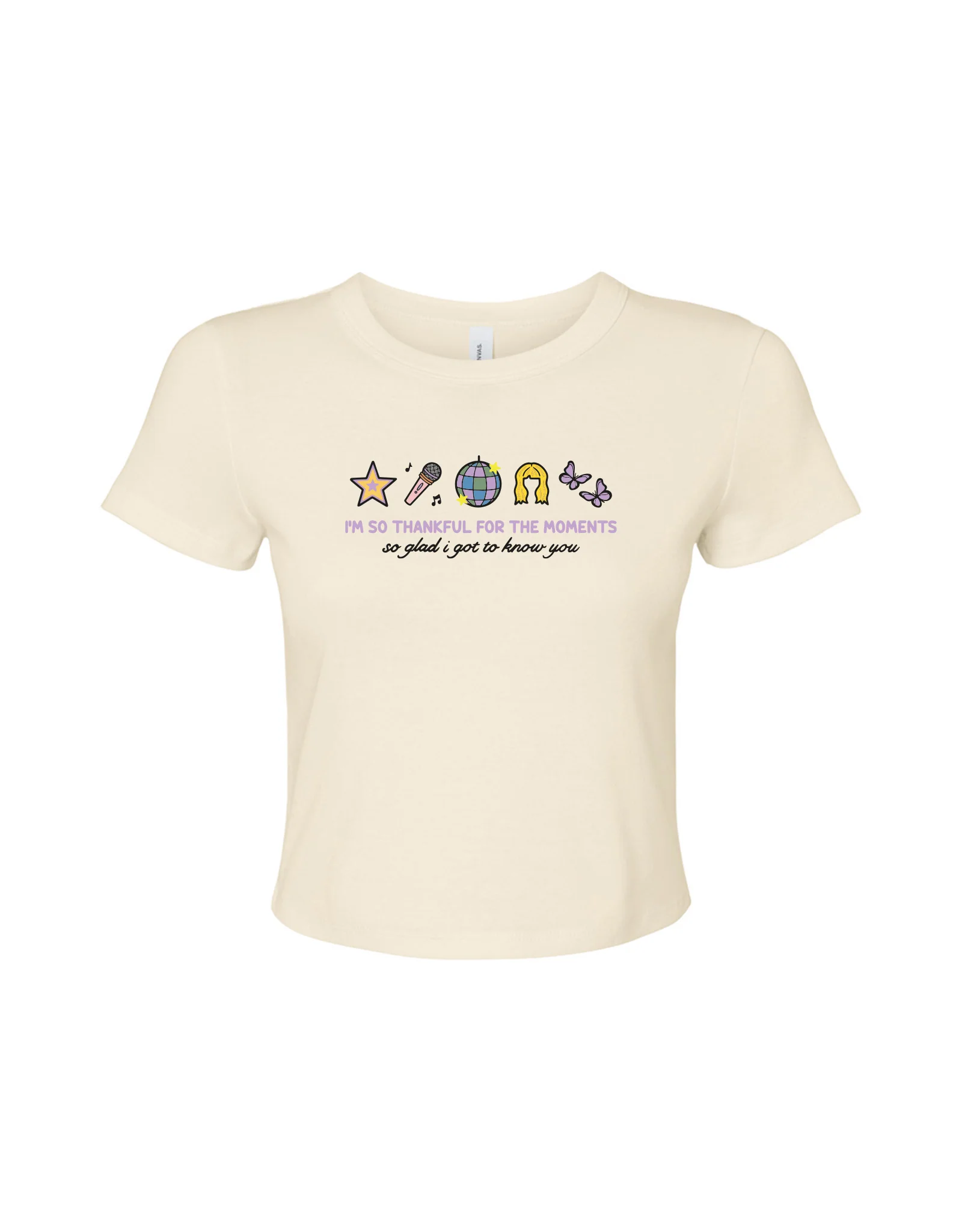 Hannah Icons Embroidered Micro Rib Baby Tee - Image 4