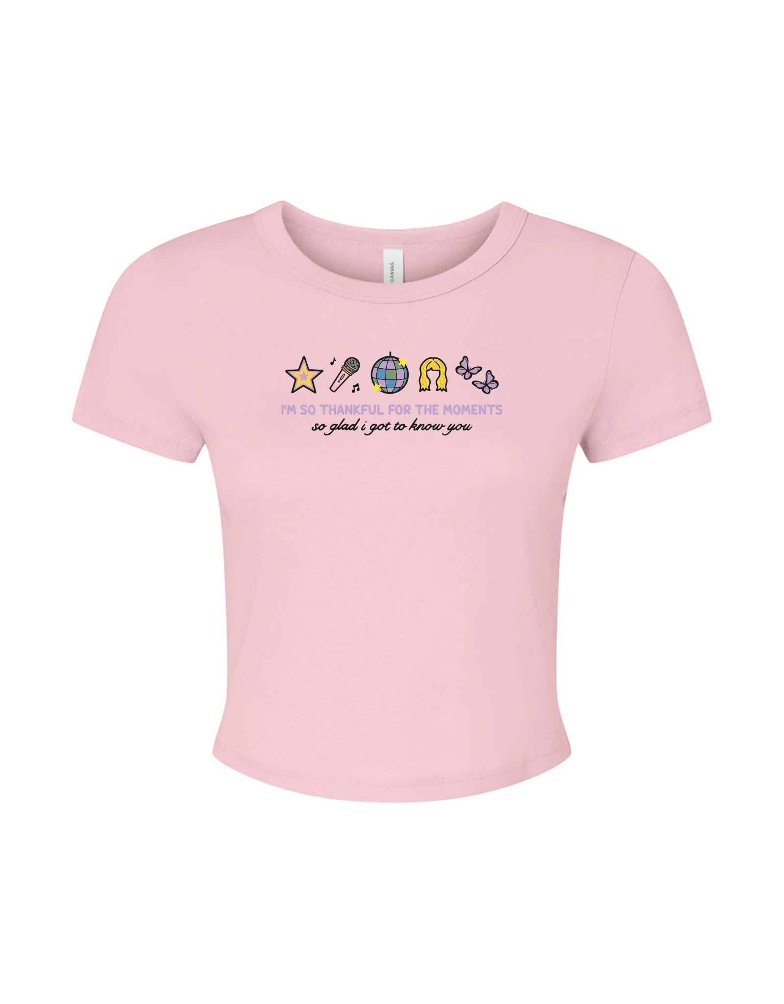 Hannah Icons Embroidered Micro Rib Baby Tee - Image 7