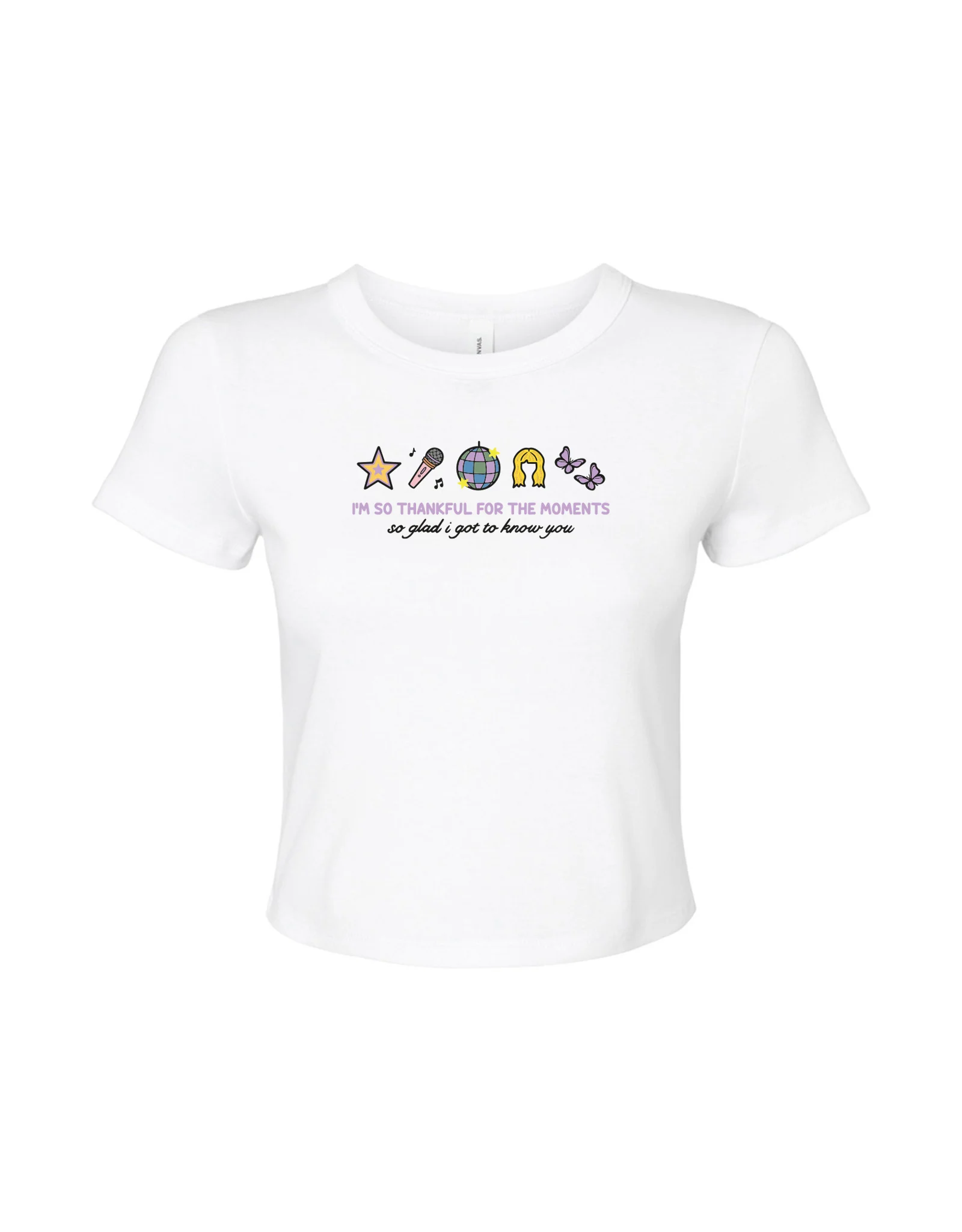 Hannah Icons Embroidered Micro Rib Baby Tee - Image 8