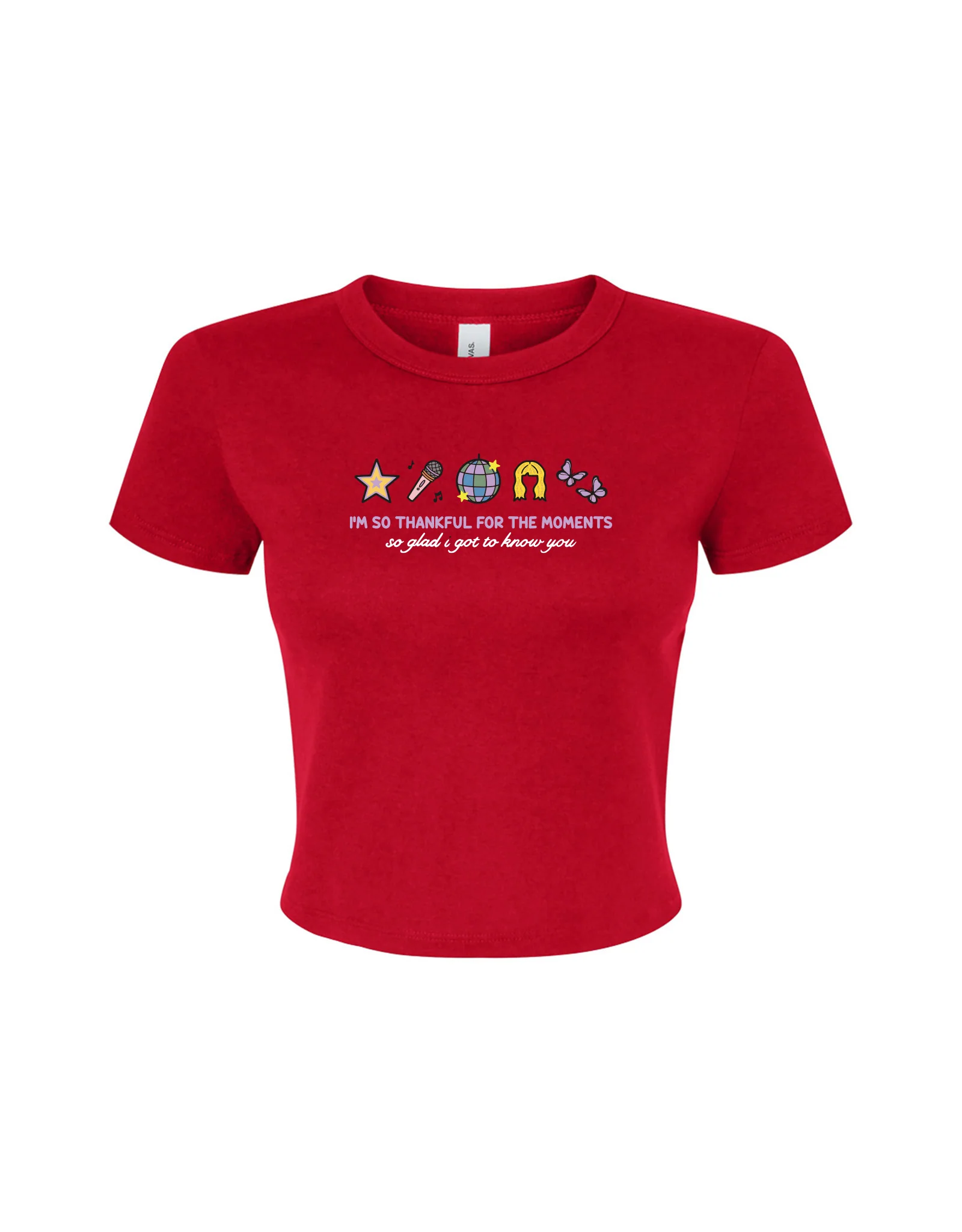 Hannah Icons Embroidered Micro Rib Baby Tee - Image 9