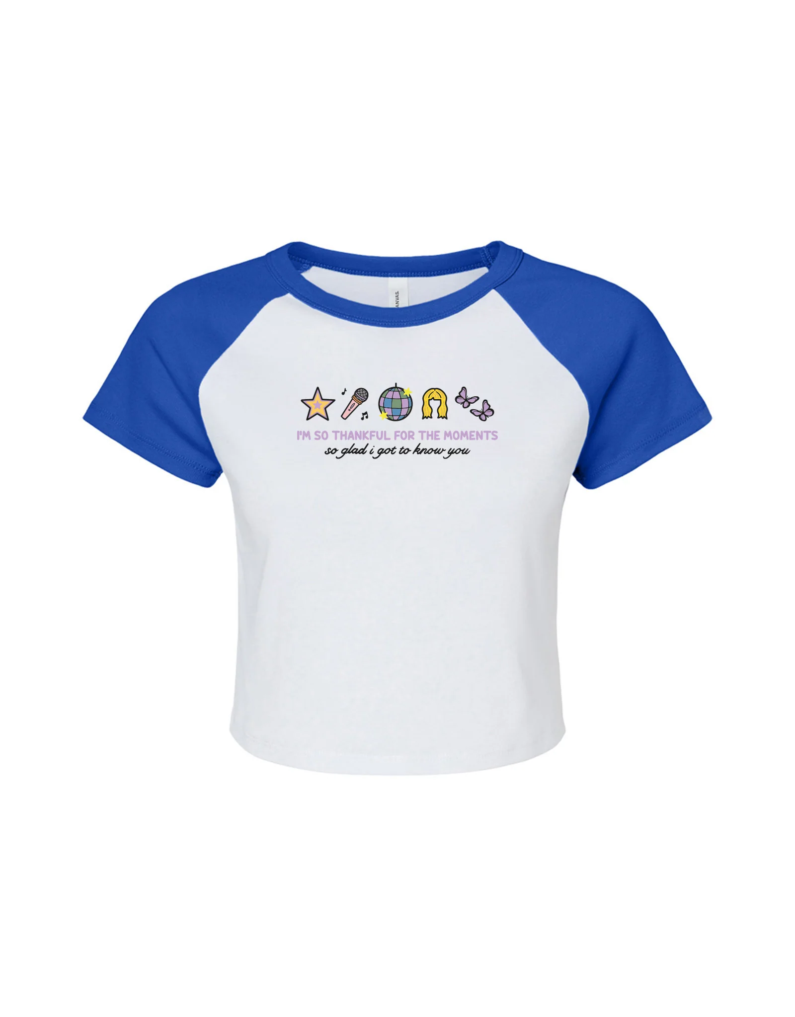 Hannah Icons Embroidered Micro Rib Raglan Baby Tee - Image 7