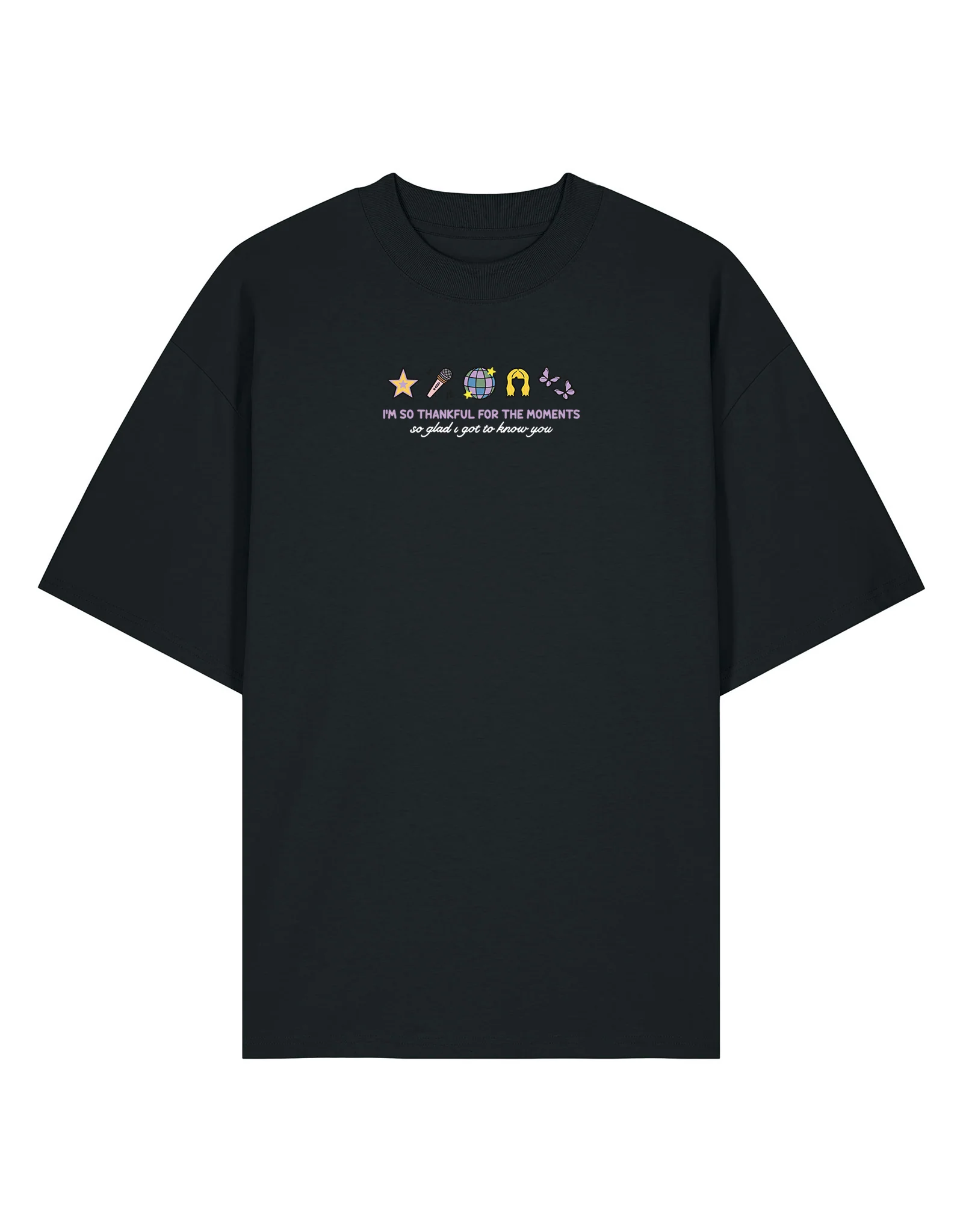 Hannah Icons Embroidered Oversized Organic Cotton Tee - Image 5