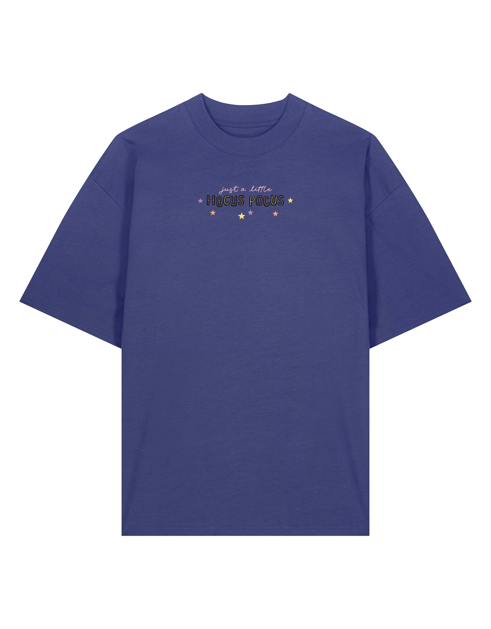 Hocus Pocus Embroidered Oversized Organic Cotton T-Shirt - Image 4