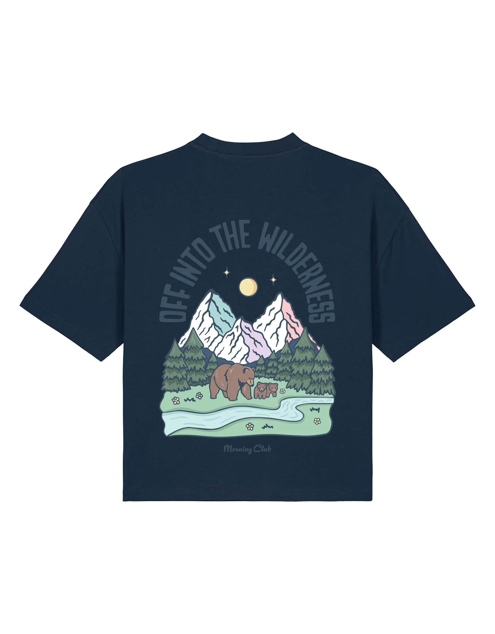 Into The Wilderness Boxy Organic Cotton Tee - Image 4