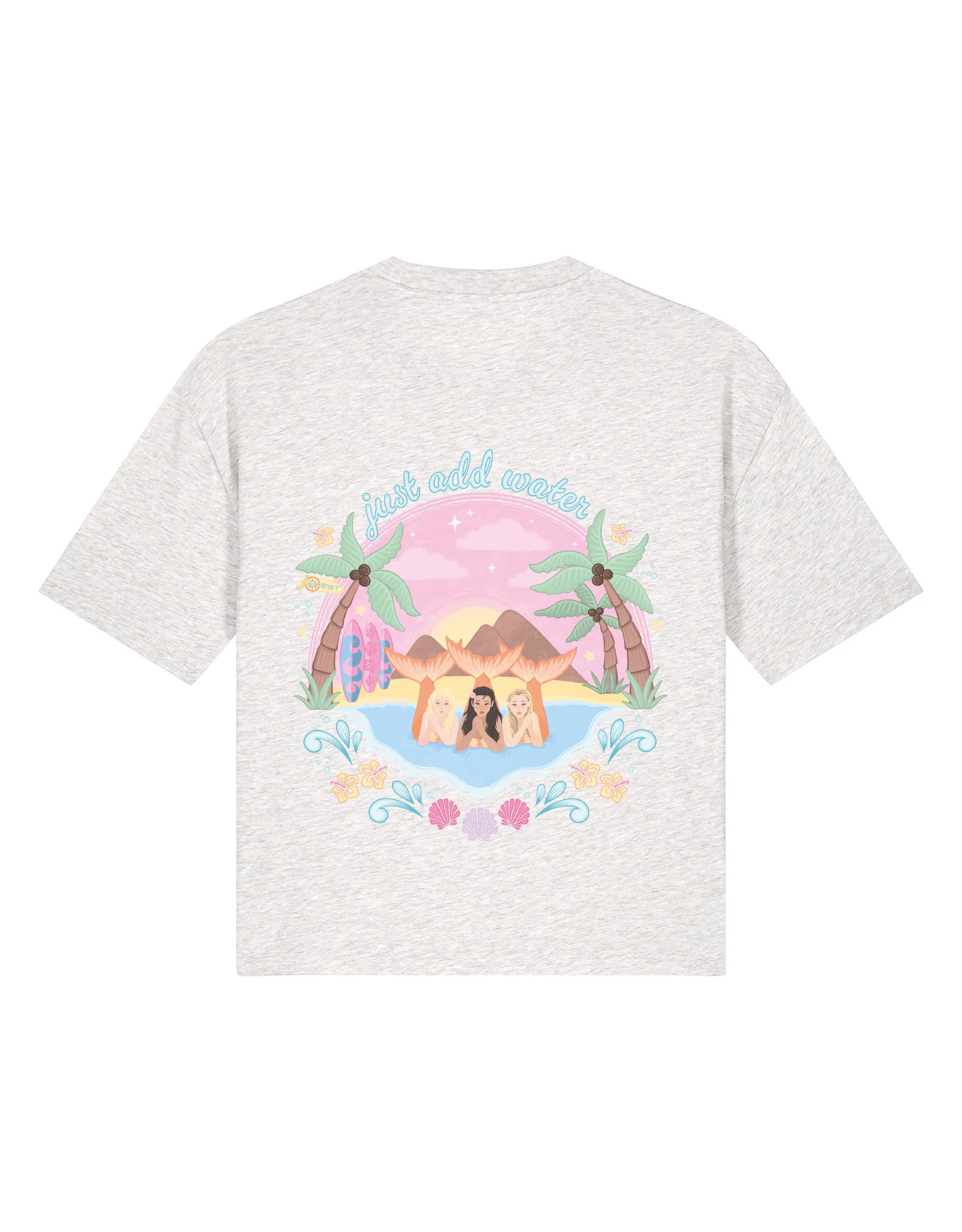 Just Add Water Boxy Organic Cotton Tee - Image 10