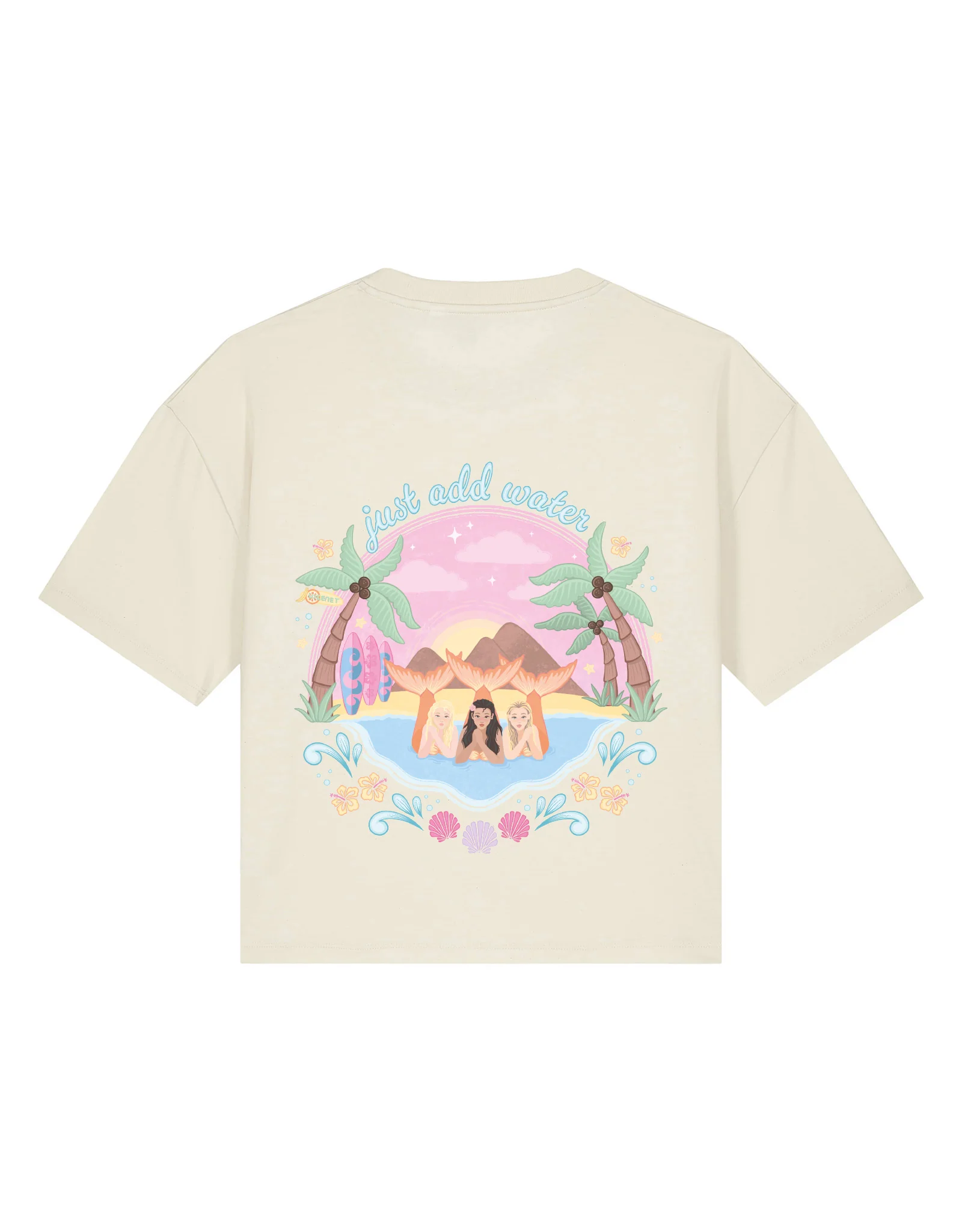 Just Add Water Boxy Organic Cotton Tee - Image 12