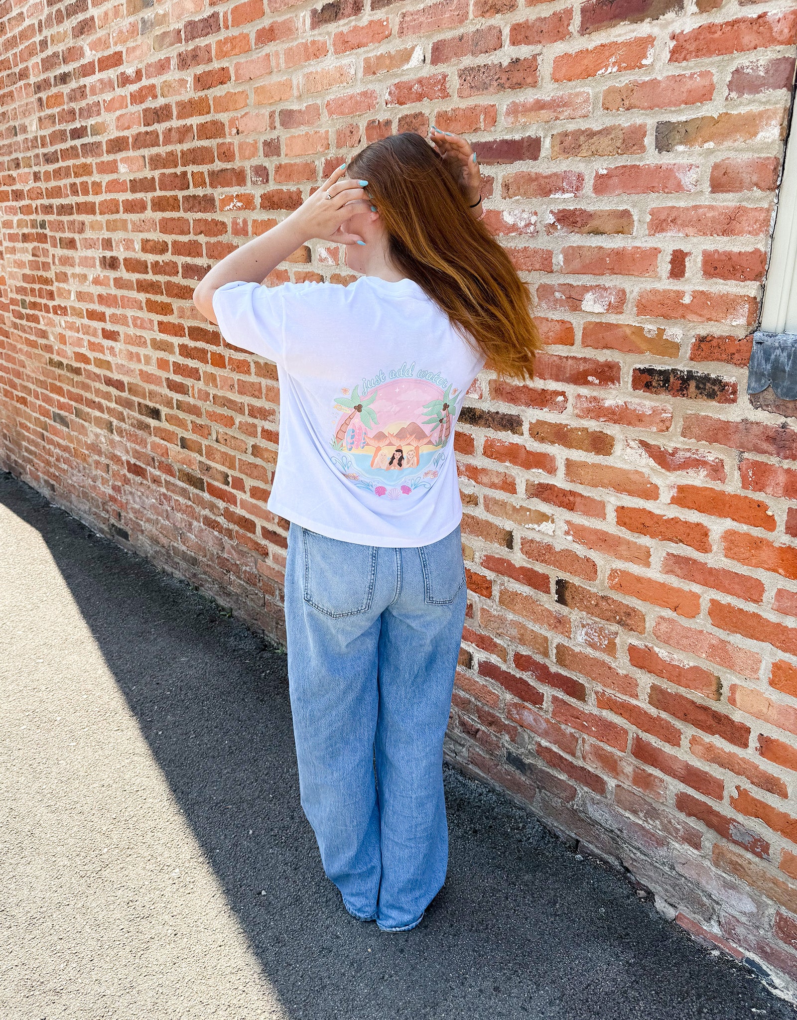 Just Add Water Boxy Organic Cotton Tee - Image 4